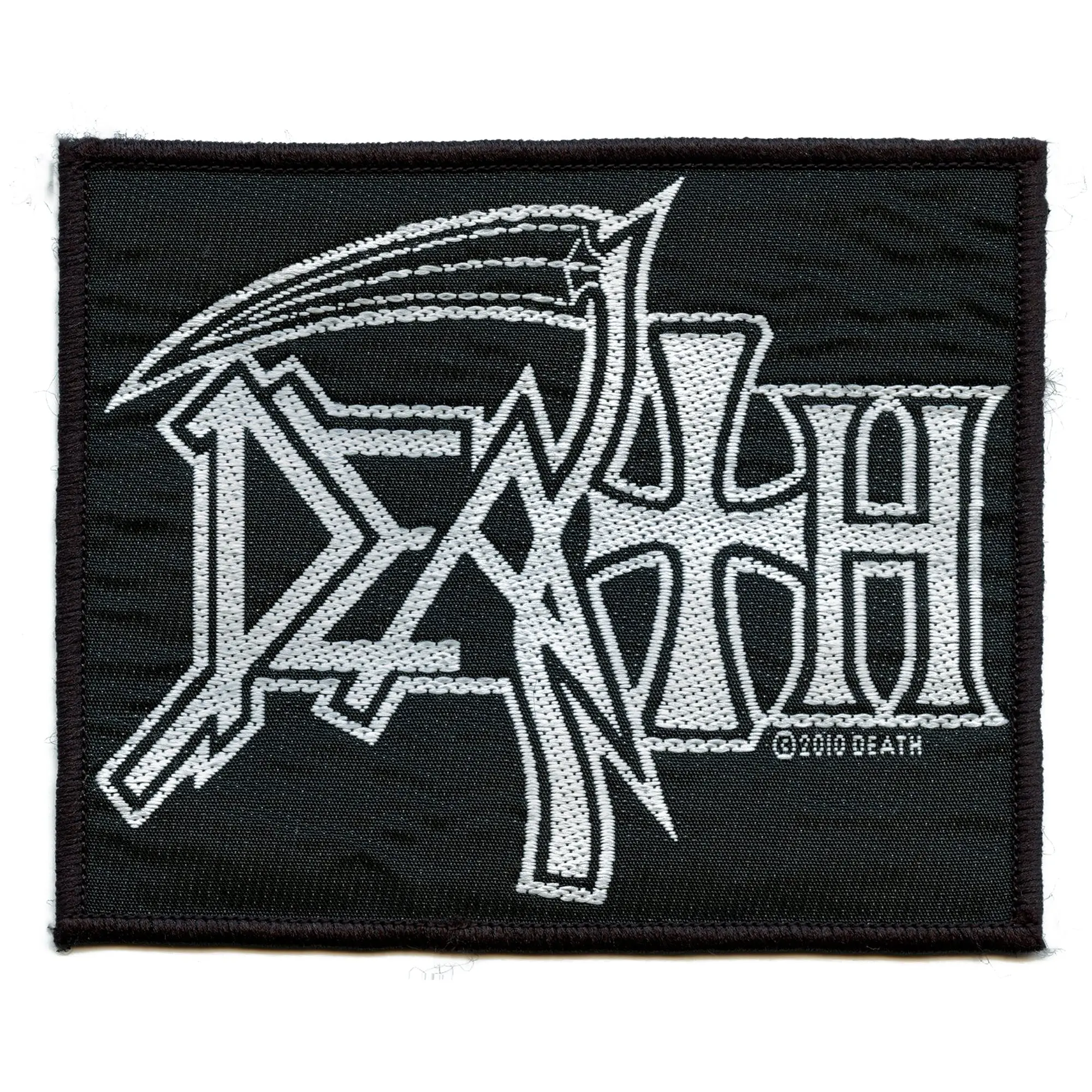 Death Scythe Logo Patch Metal Rock Band Woven Sew On