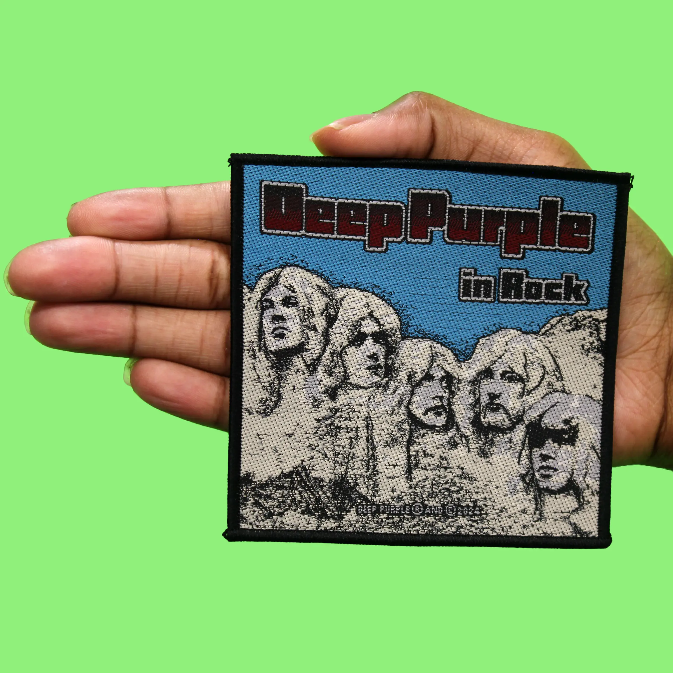 Deep Purple In Rock Patch Rock Band Woven Sew On - Image 2