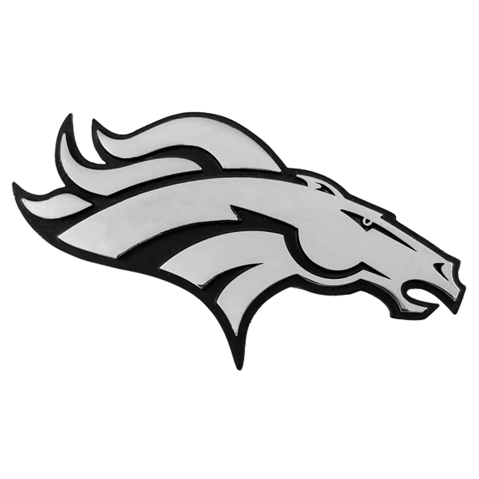 Denver Broncos Premium Solid Metal Chrome Plated Car Auto Emblem