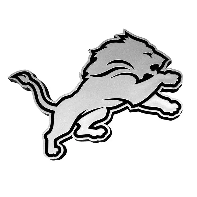Detroit Lions Car 3D Chrome Auto Emblem
