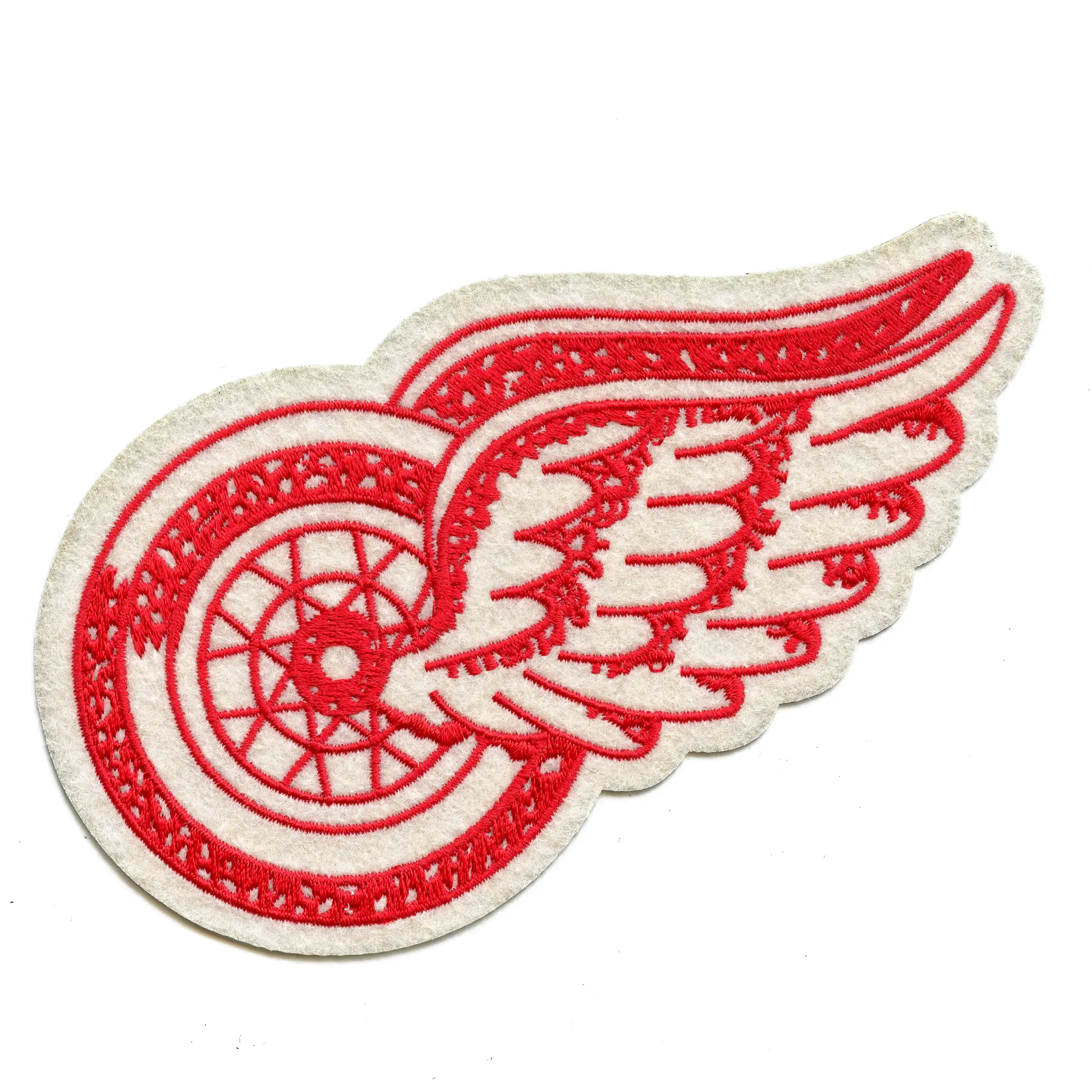 Detroit Red Wings Centennial Primary Team Logo Felt Jersey Patch - Image 2