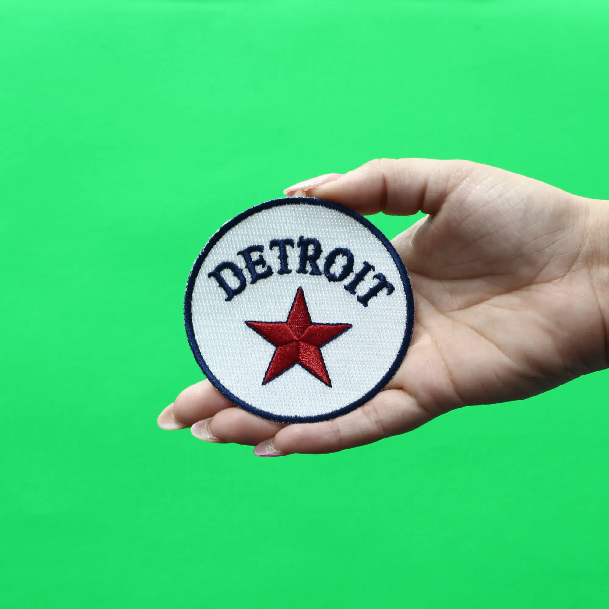 Detroit Tigers Jersey Patch 100 Years Star Collector Embroidered Iron On - Image 3