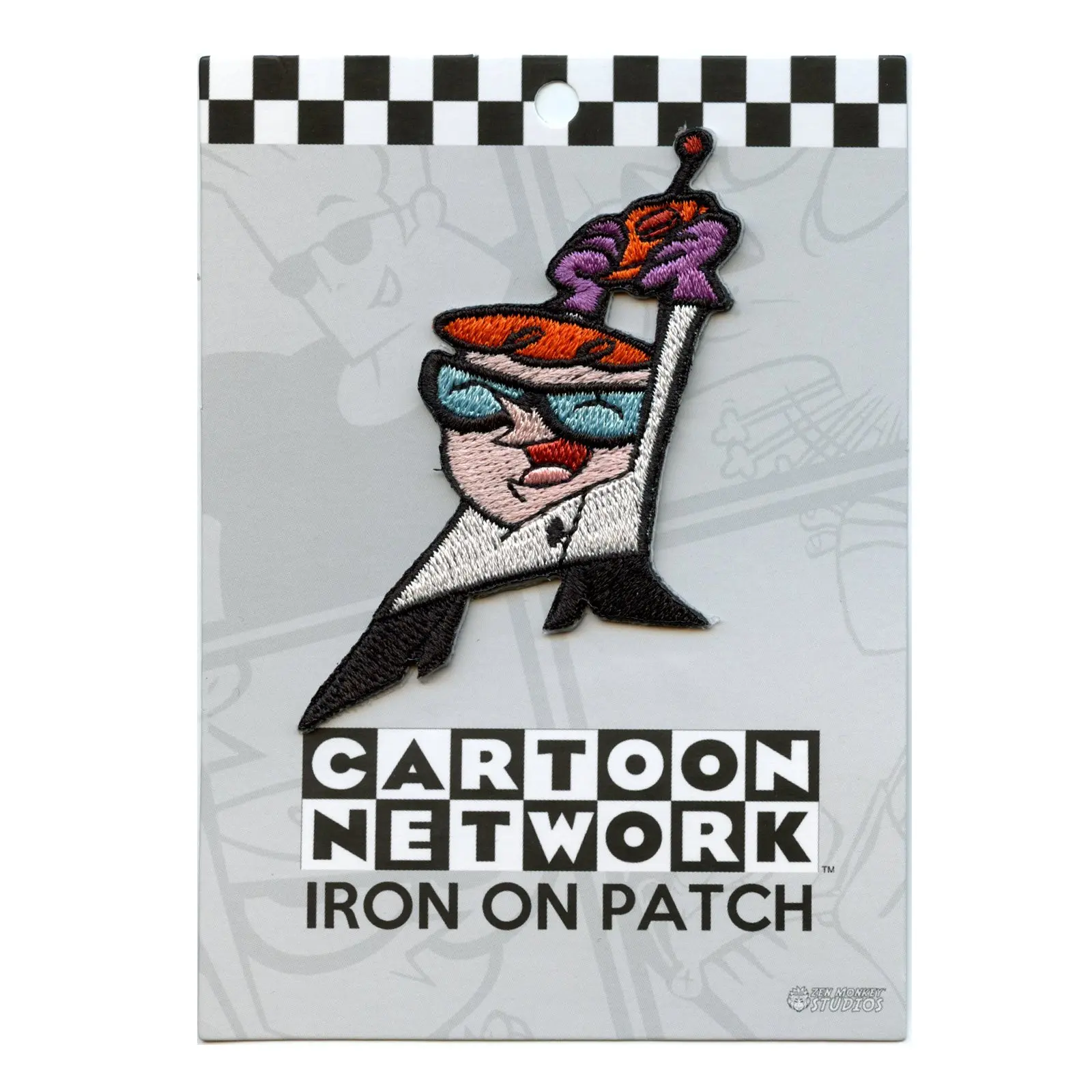 Dexter's Laboratory Victory Embroidered Iron On Patch - Image 2