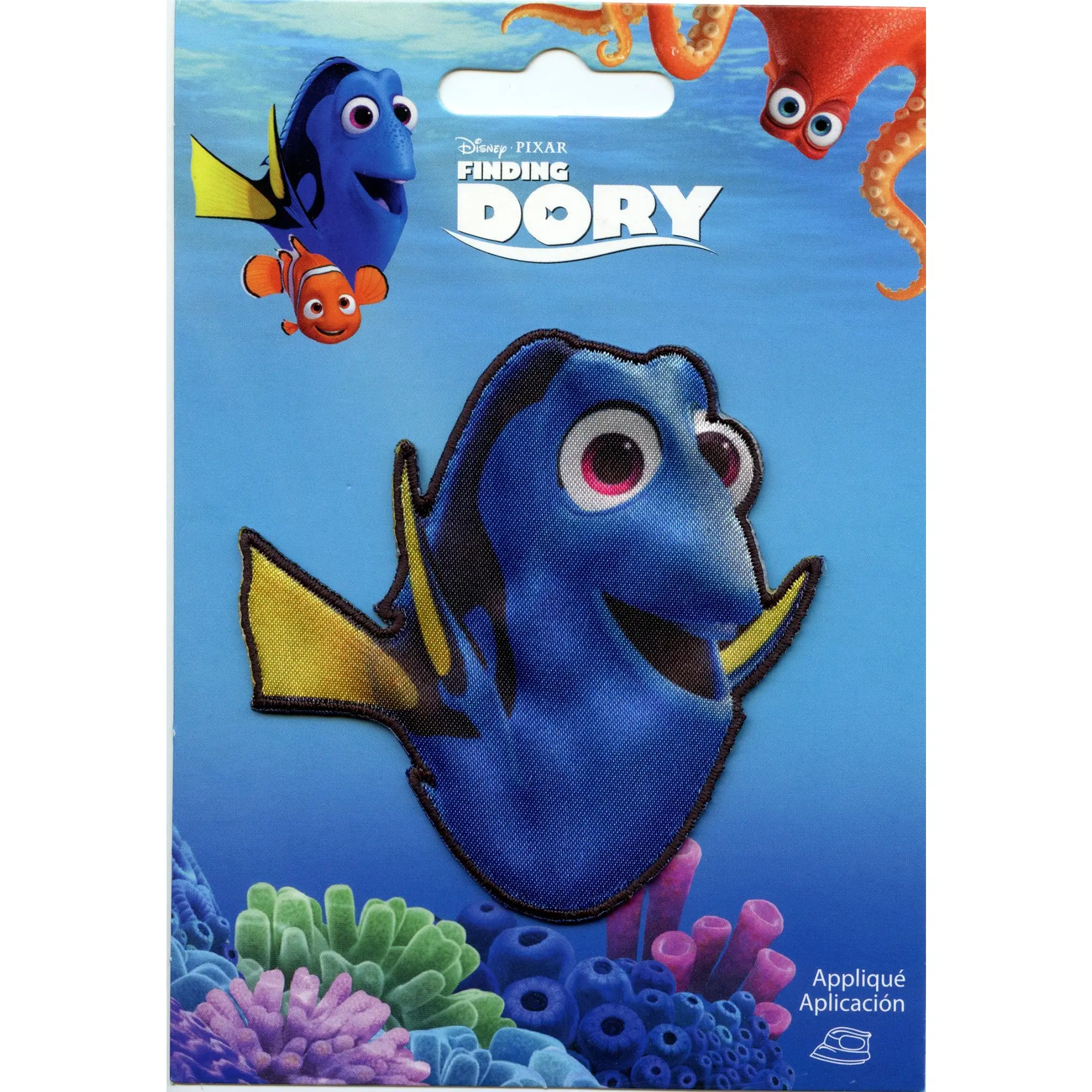 Disney Finding Nemo Dory Iron On Embroidered Applique Patch - Image 2