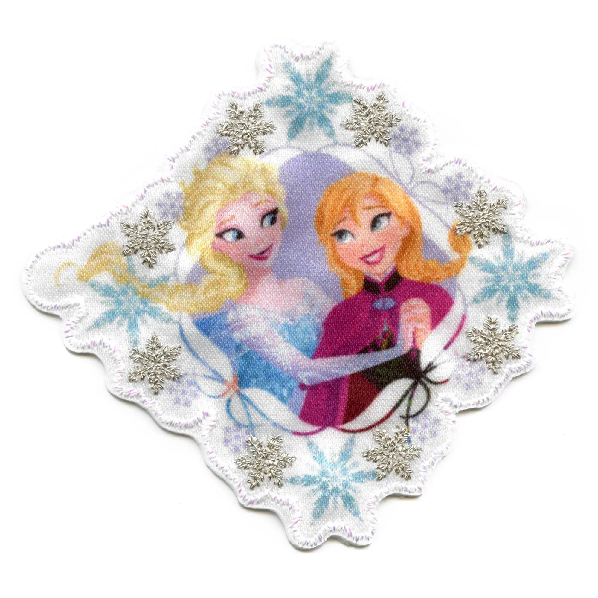Disney Frozen Elsa And Anna Sisters Iron on Applique Patch - Image 2