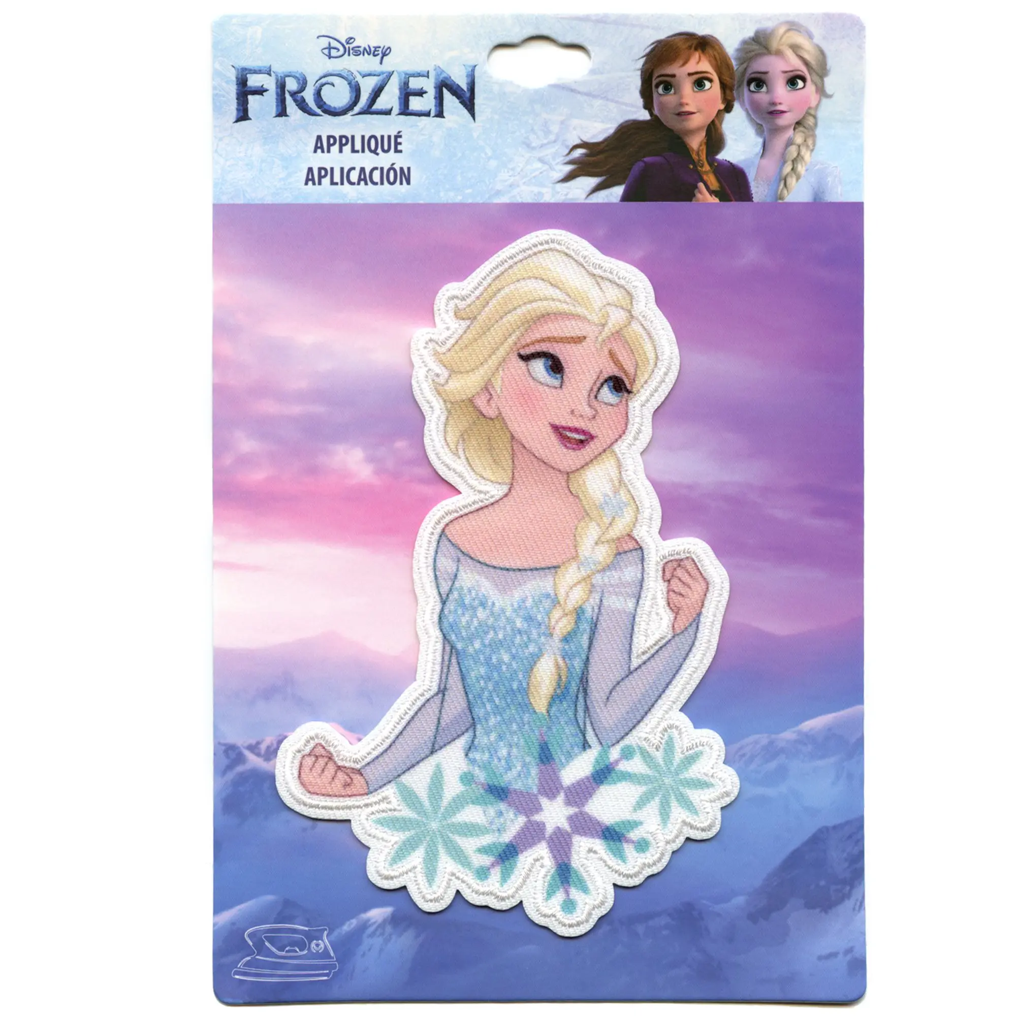 Disney Frozen Elsa Patch Ice Princess Iron on Applique - Image 2