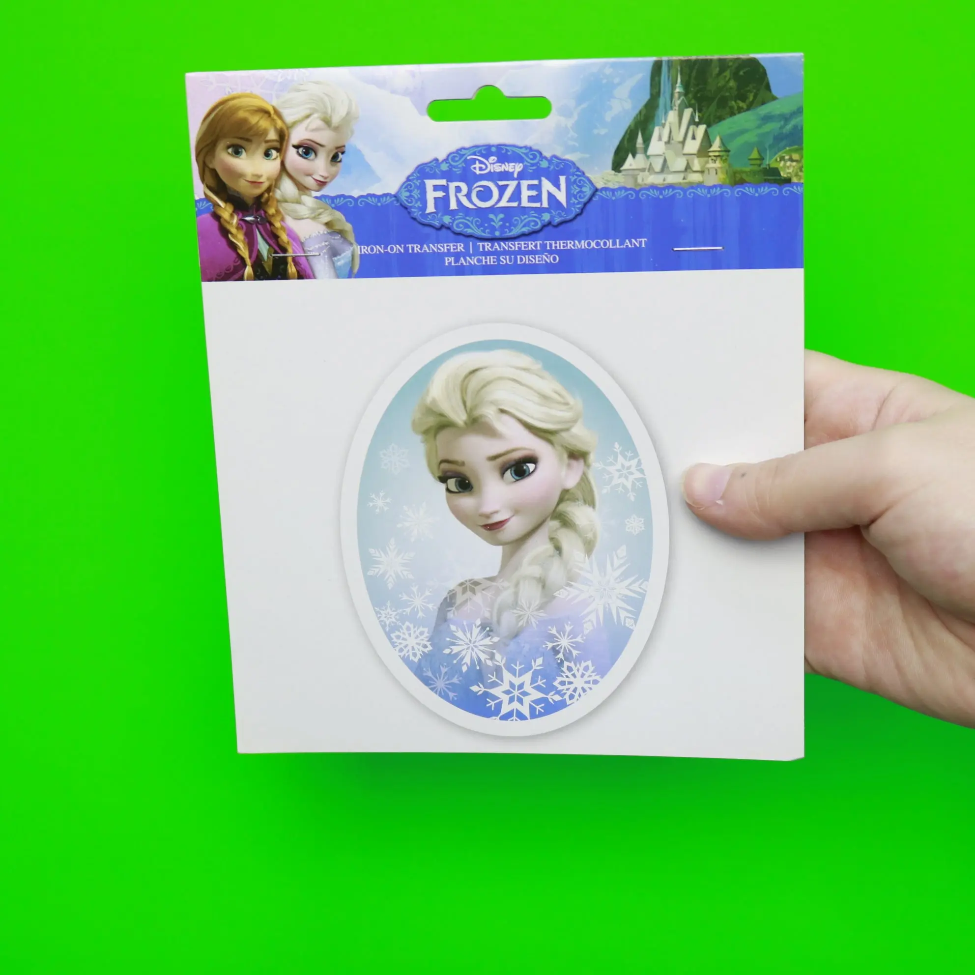 Disney Frozen Elsa Oval Portrait Iron On Transfer - Image 2