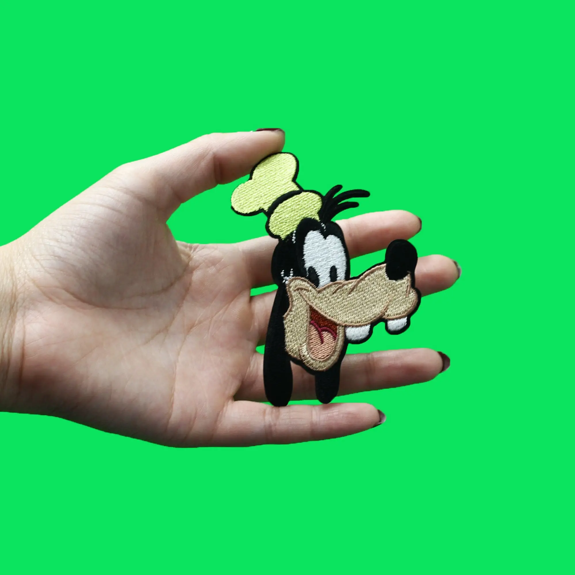 Disney Goofy Portrait Patch Mickey Friend Dog Embroidered Iron On - Image 2