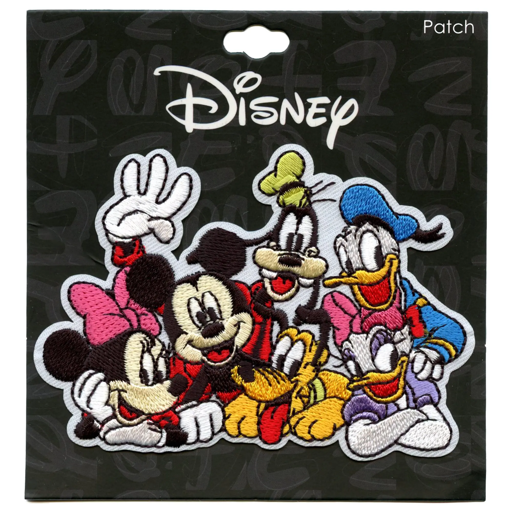 Disney Mickey and Friends Patch Classic Group Embroidered Iron-On - Image 2