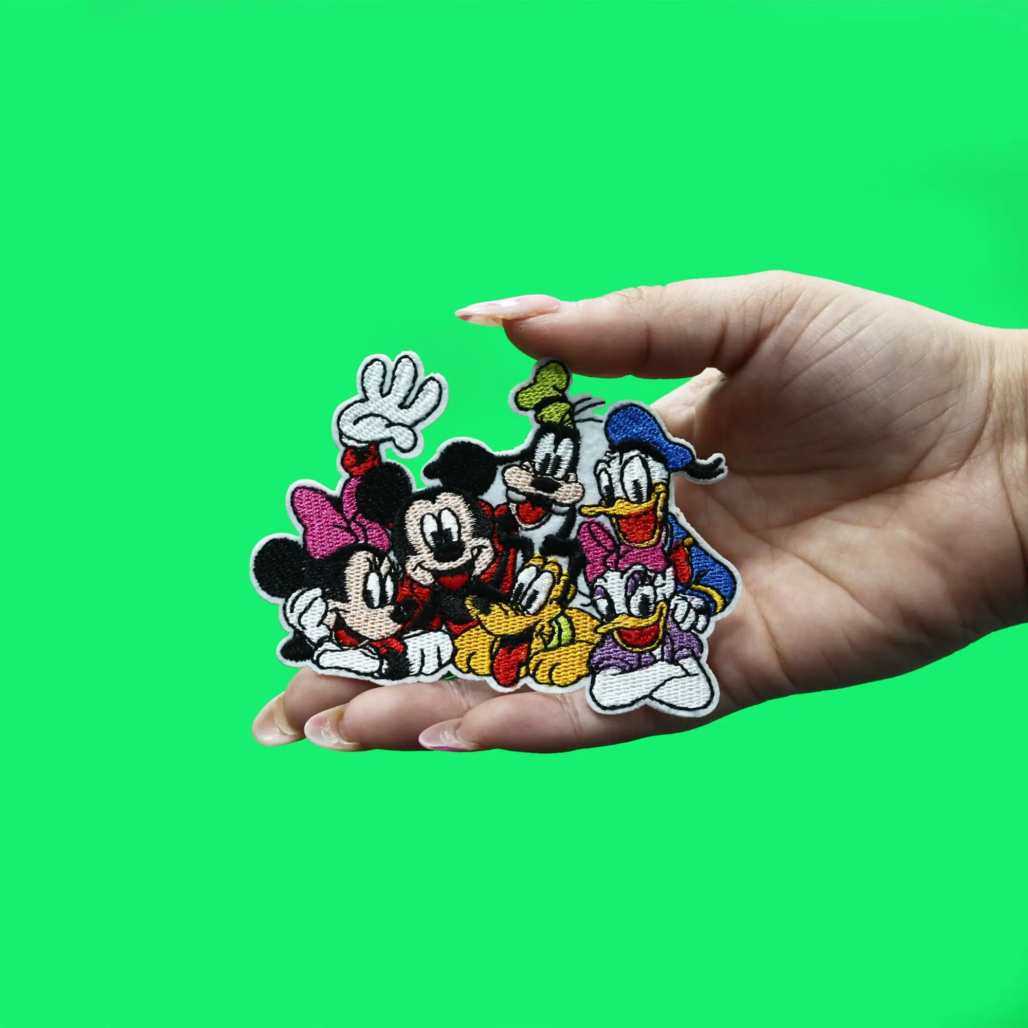 Disney Mickey and Friends Patch Classic Group Embroidered Iron-On - Image 3
