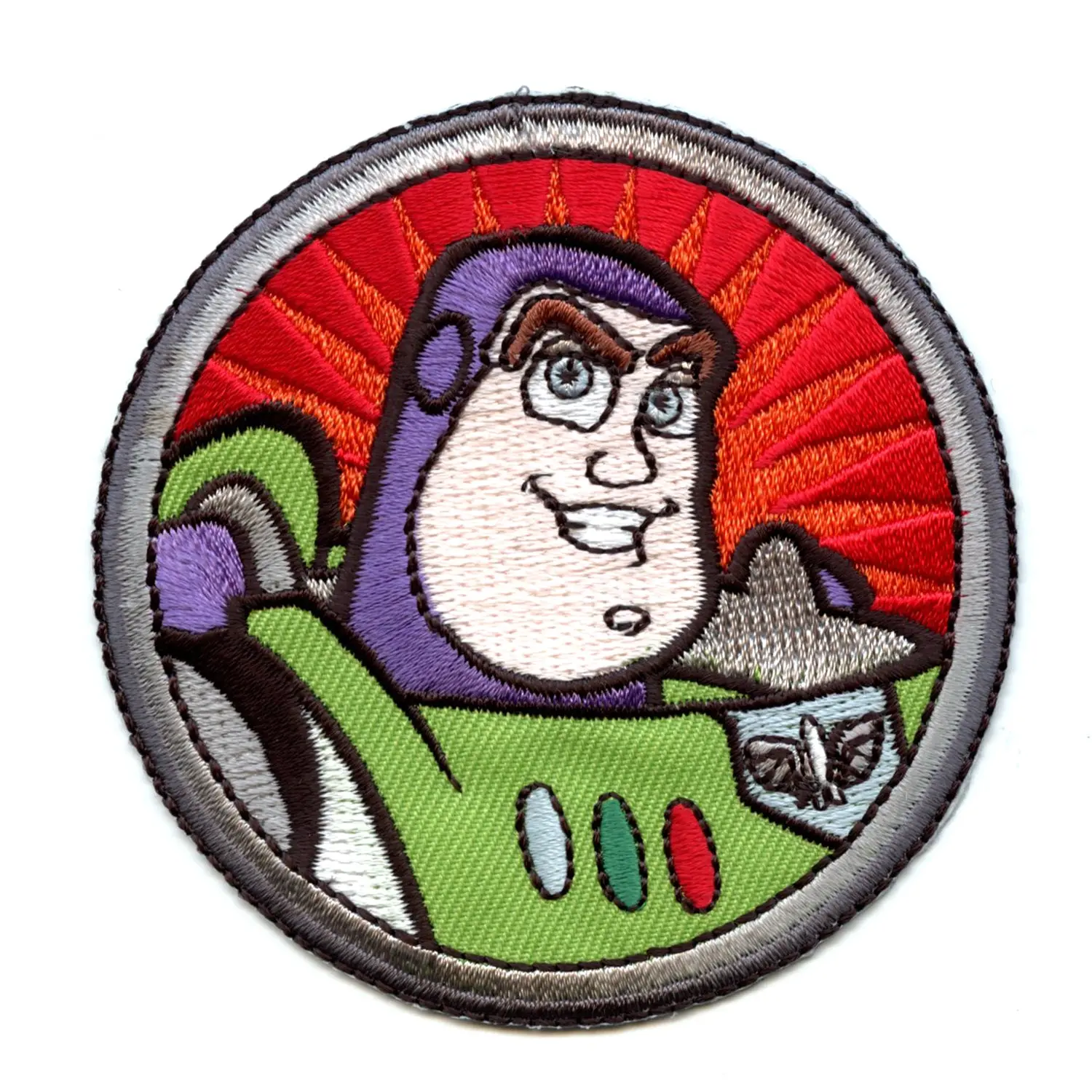Disney Pixar Toy Story Buzz Light Year Round Embroidered Applique Patch