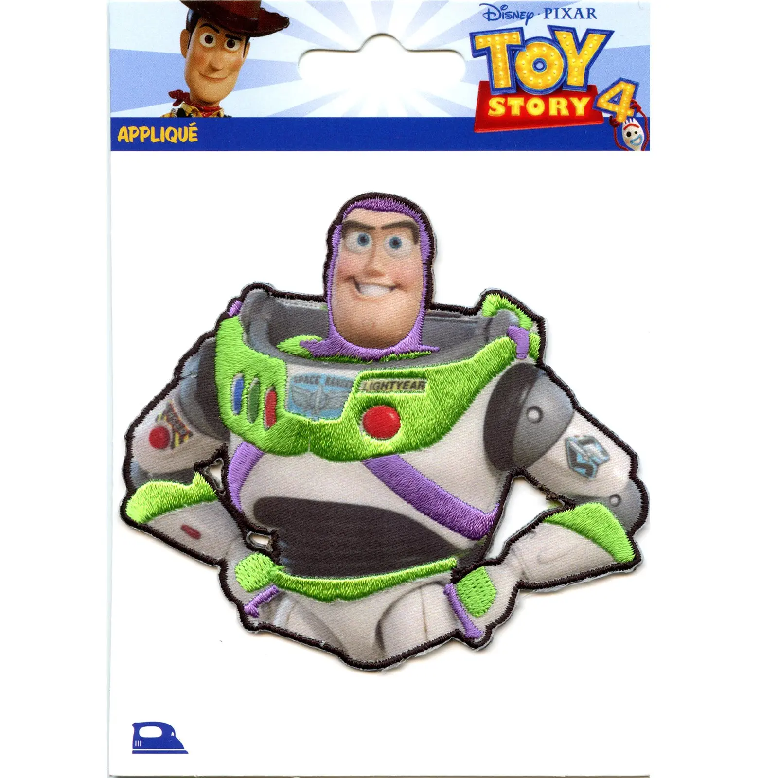 Disney Pixar Toy Story Buzz Light Year Applique Patch - Image 2