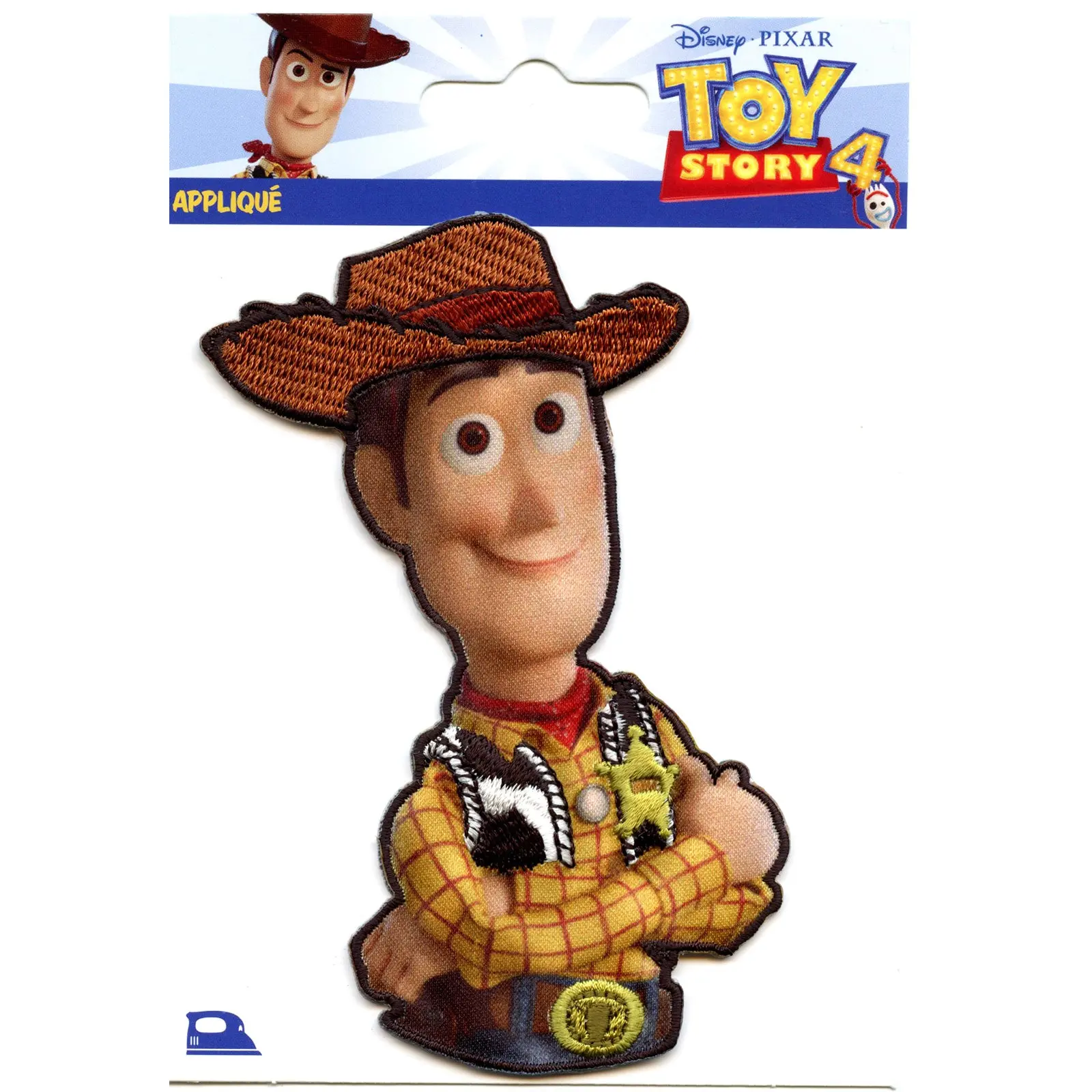 Disney Pixar Toy Story Woody Crossing Arms Applique Patch - Image 2