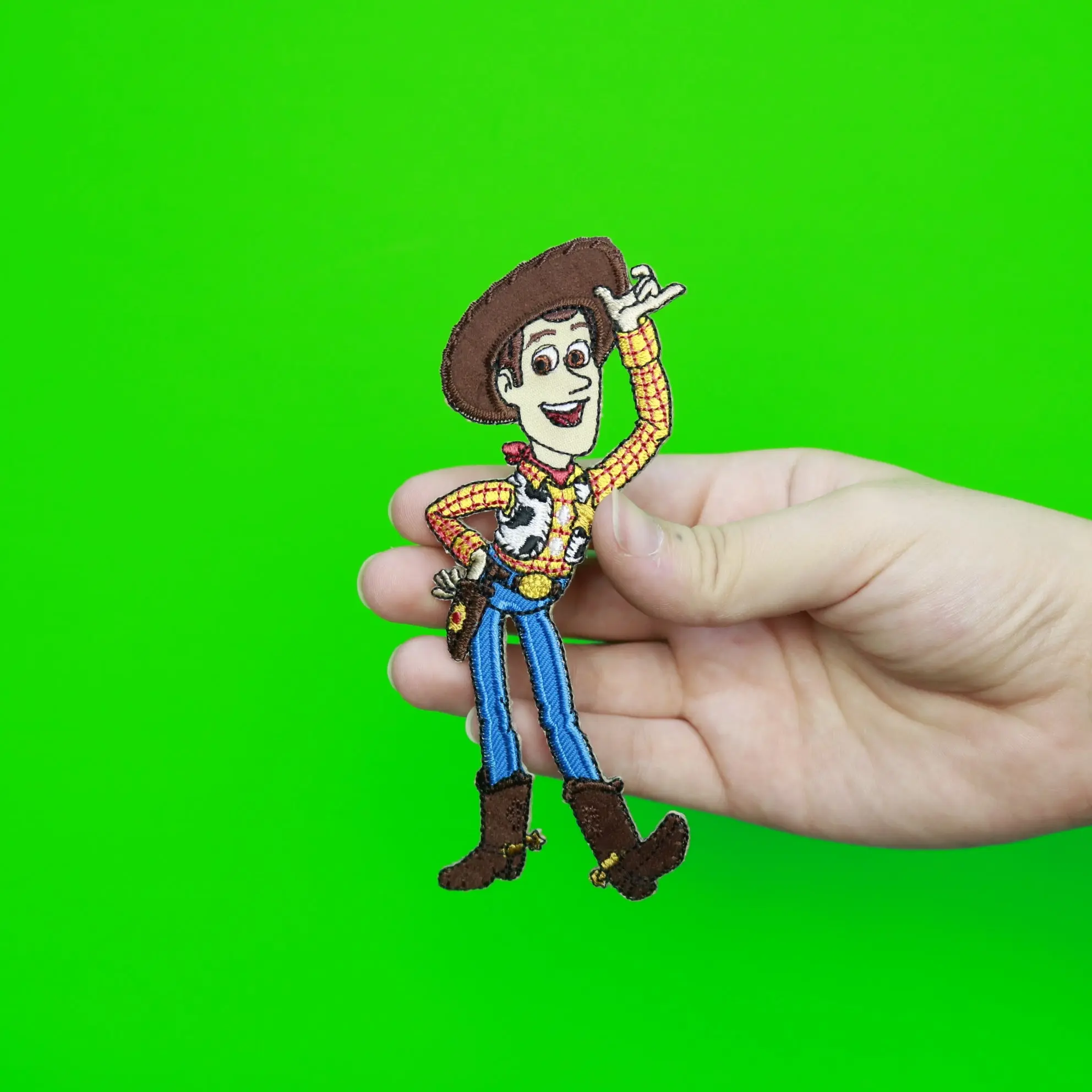 Disney Pixar Toy Story Woody Full Body Embroidered Applique Iron On Patch - Image 3