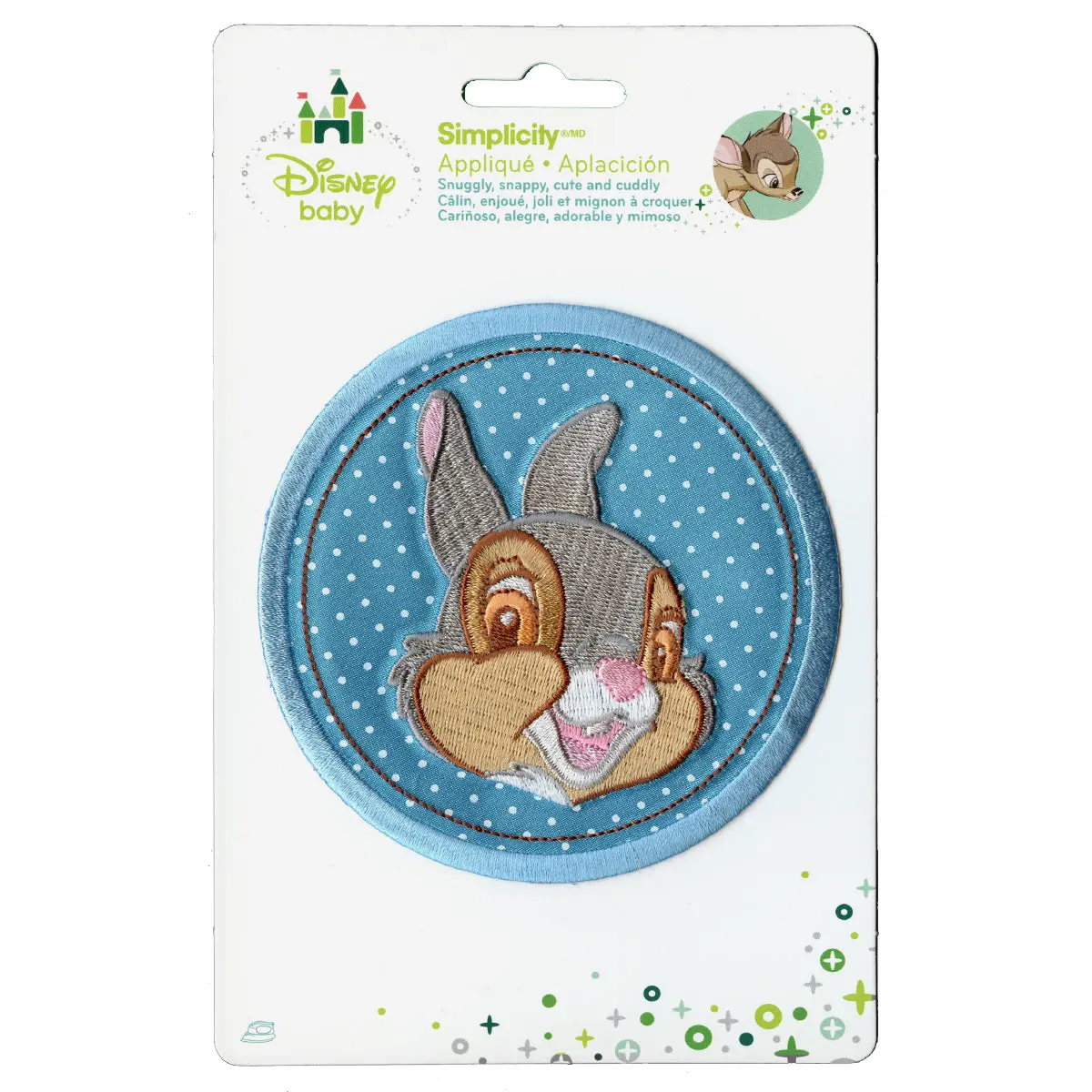 Disney Bambi Thumper Rabbit Bunny Embroidered Applique Iron On Patch - Image 2