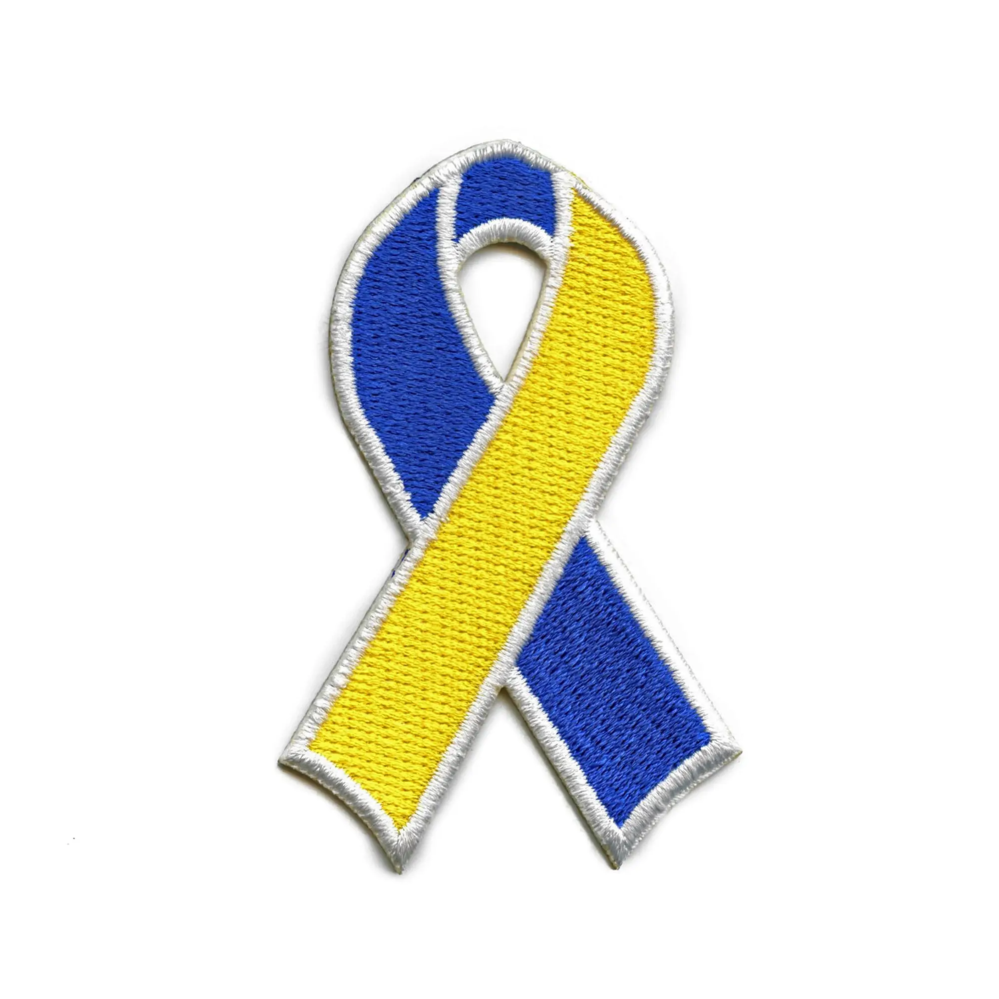 Down Syndrome Awareness Patch Ribbon Embroidered Iron On