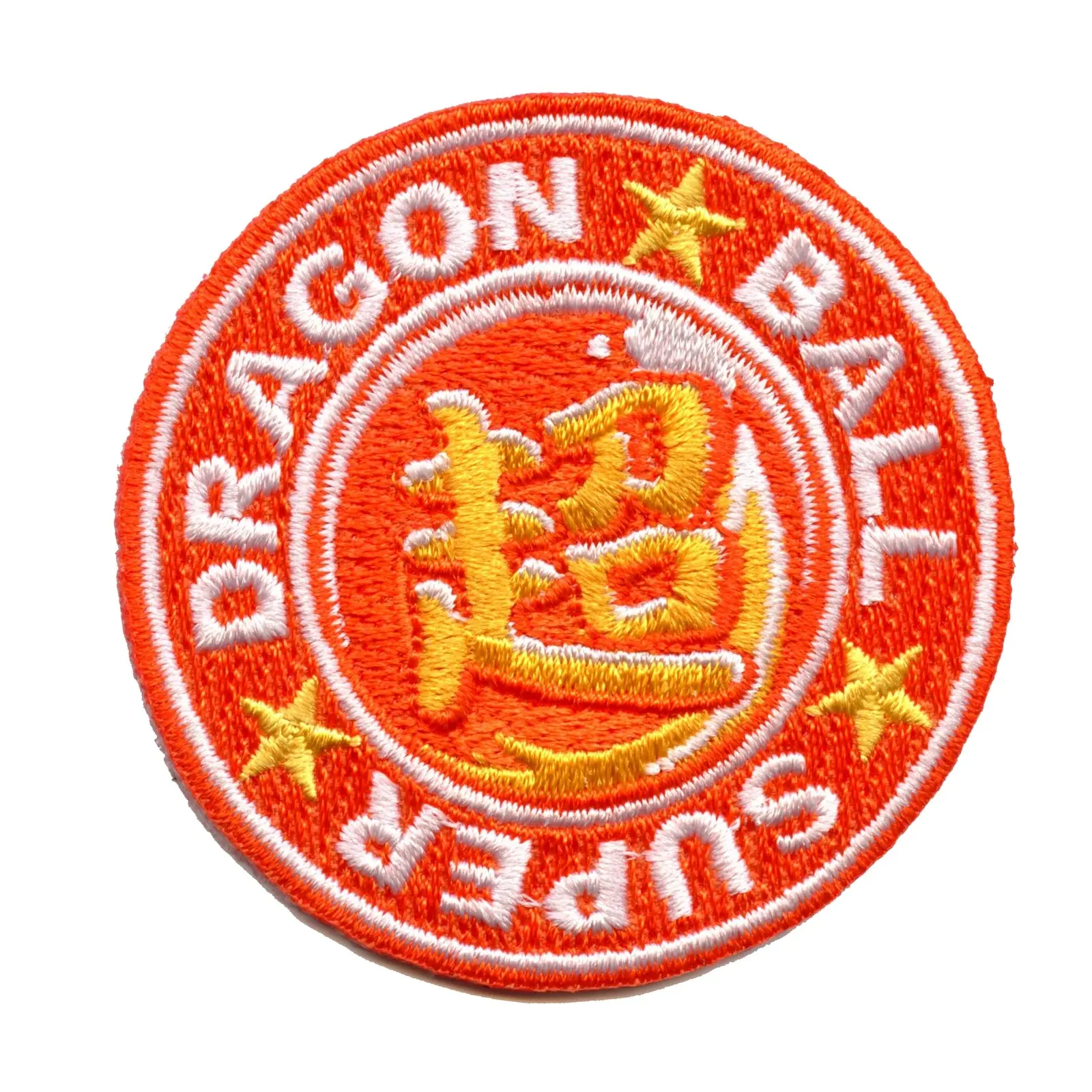 Dragon Ball Z Super Icon Round Anime Embroidered Iron On Patch "S"