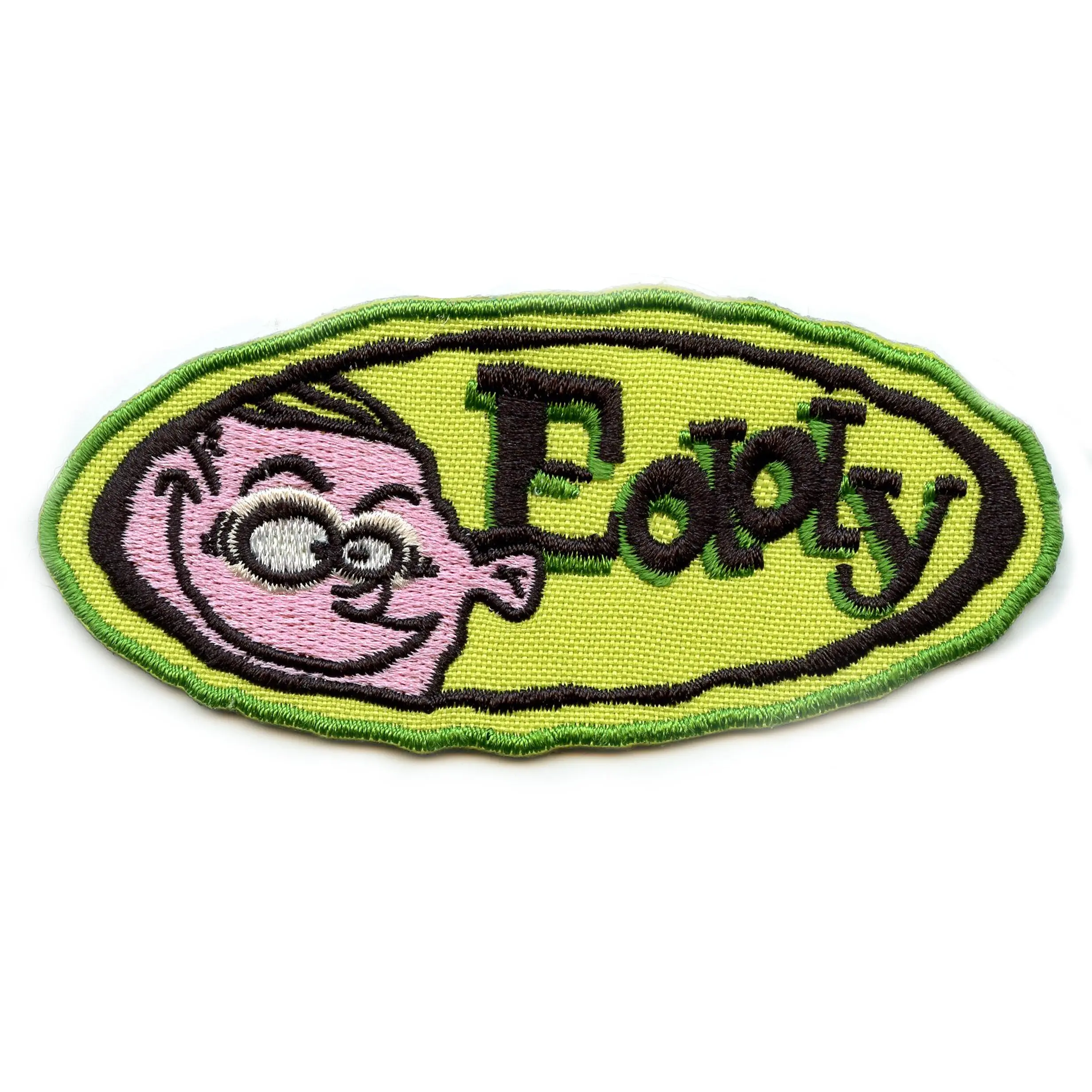 Ed Edd Eddy Patch Eddy Portrait Green Kids Cartoon Show Embroidered Iron On