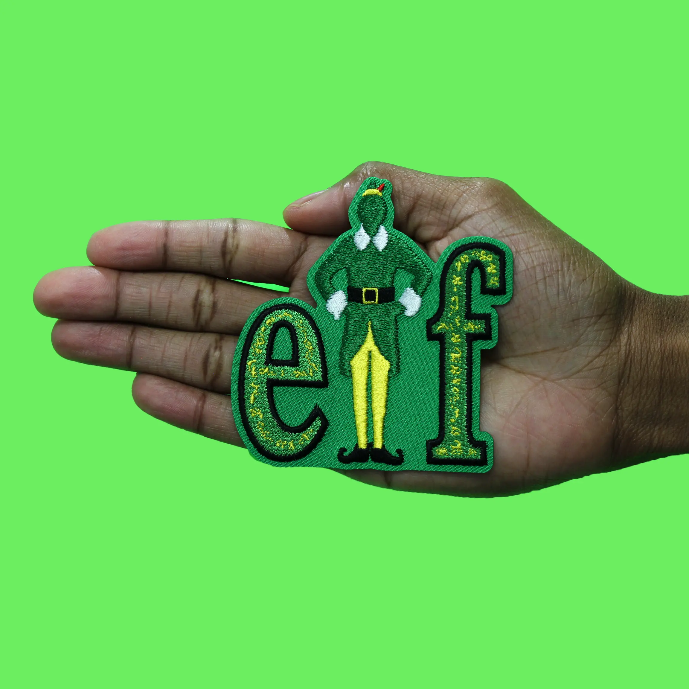 Elf Movie Logo Patch A Christmas Movie Embroidered Iron on - Image 2