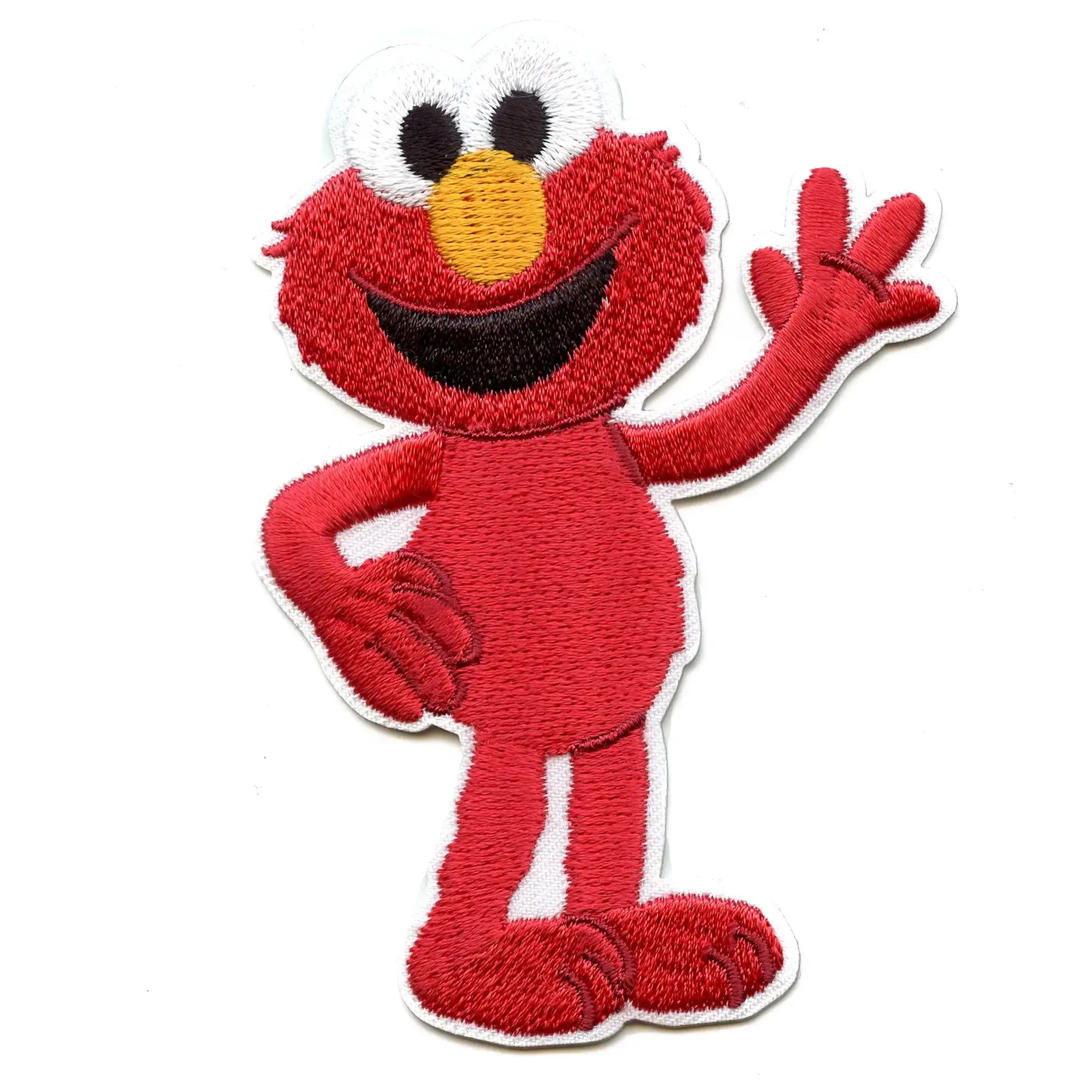 Elmo Full Body Patch 123 Sesame Street Embroidered Iron-On - Image 2