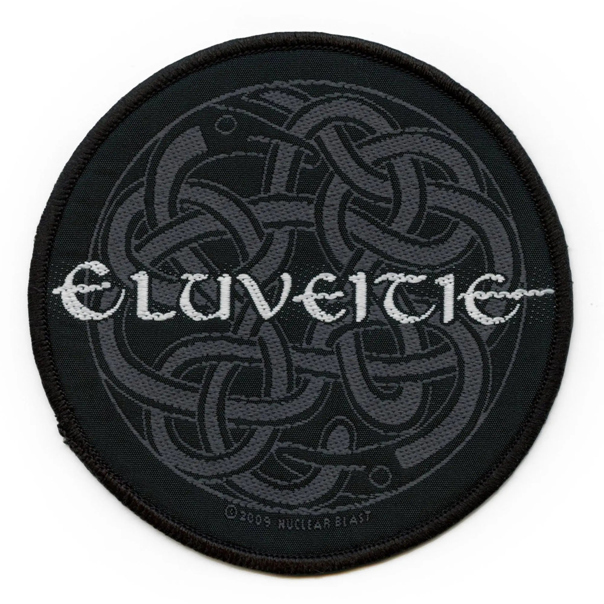Eluveitie Celtic Knot Patch Rock Band Woven Sew On