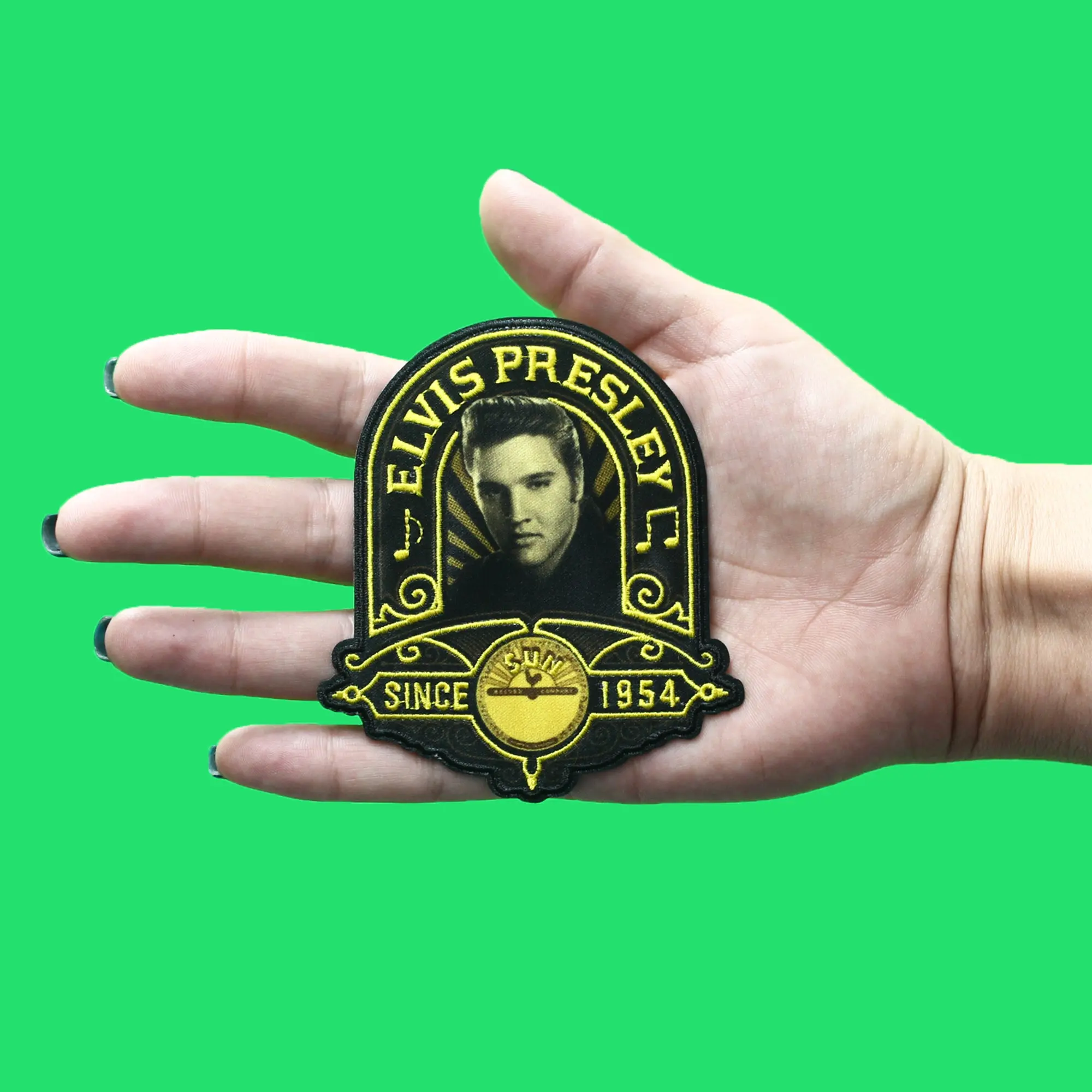 Elvis Presley Since 1954 Patch Legend Rock King Embroidered Iron on - Image 2