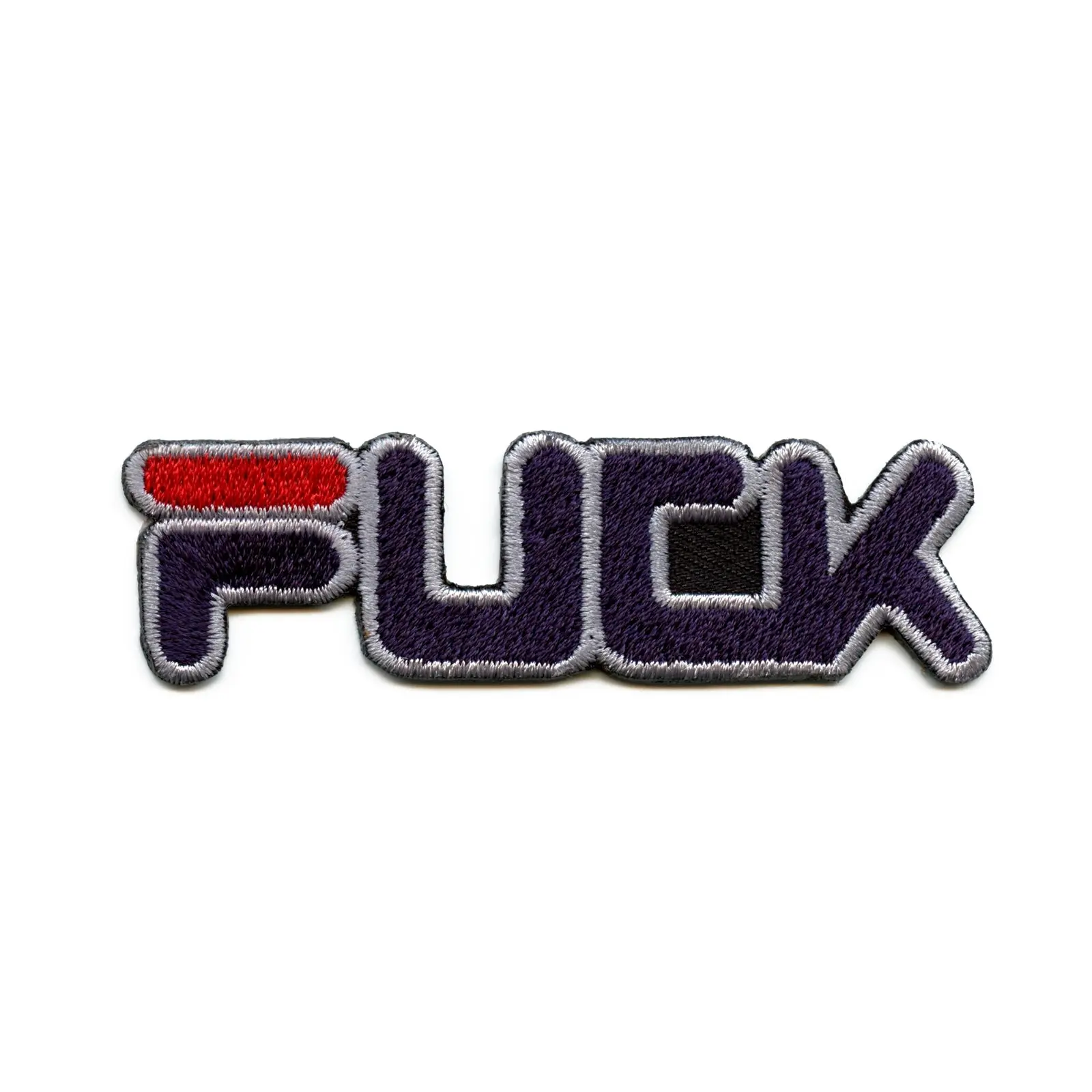 F**K Logo Patch Shoe Parody Iron On