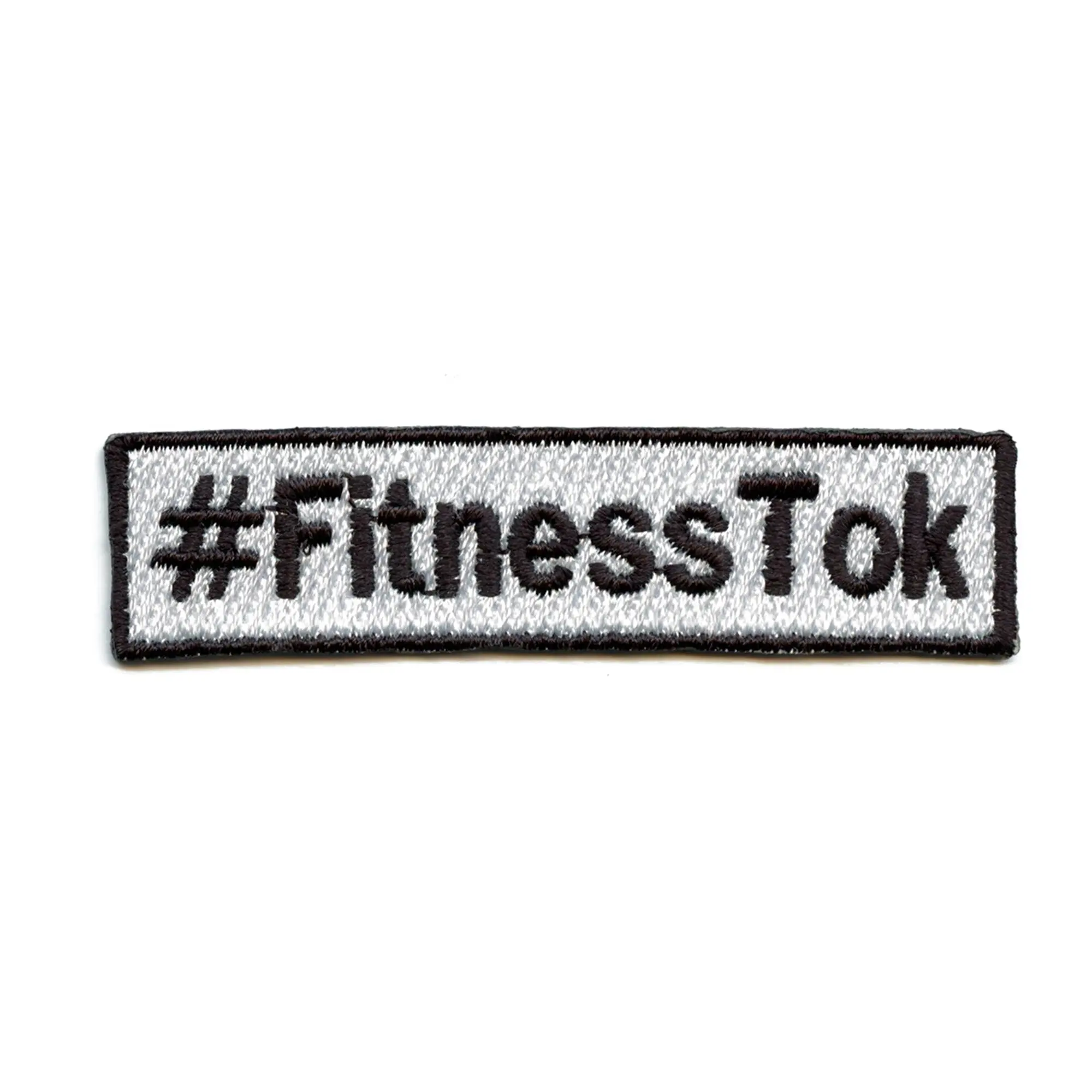 #FitnessTok Patch Popular Hashtag Embroidered Iron On
