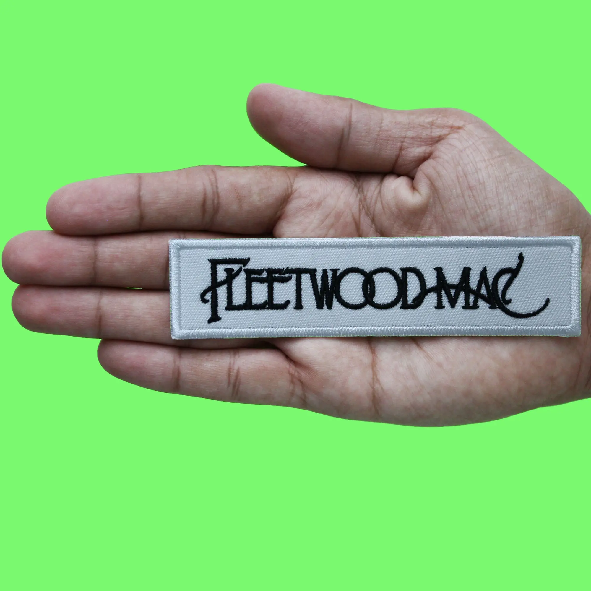 Fleetwood Mac Band Patch Music Box logo Embroidered Iron On - Image 2