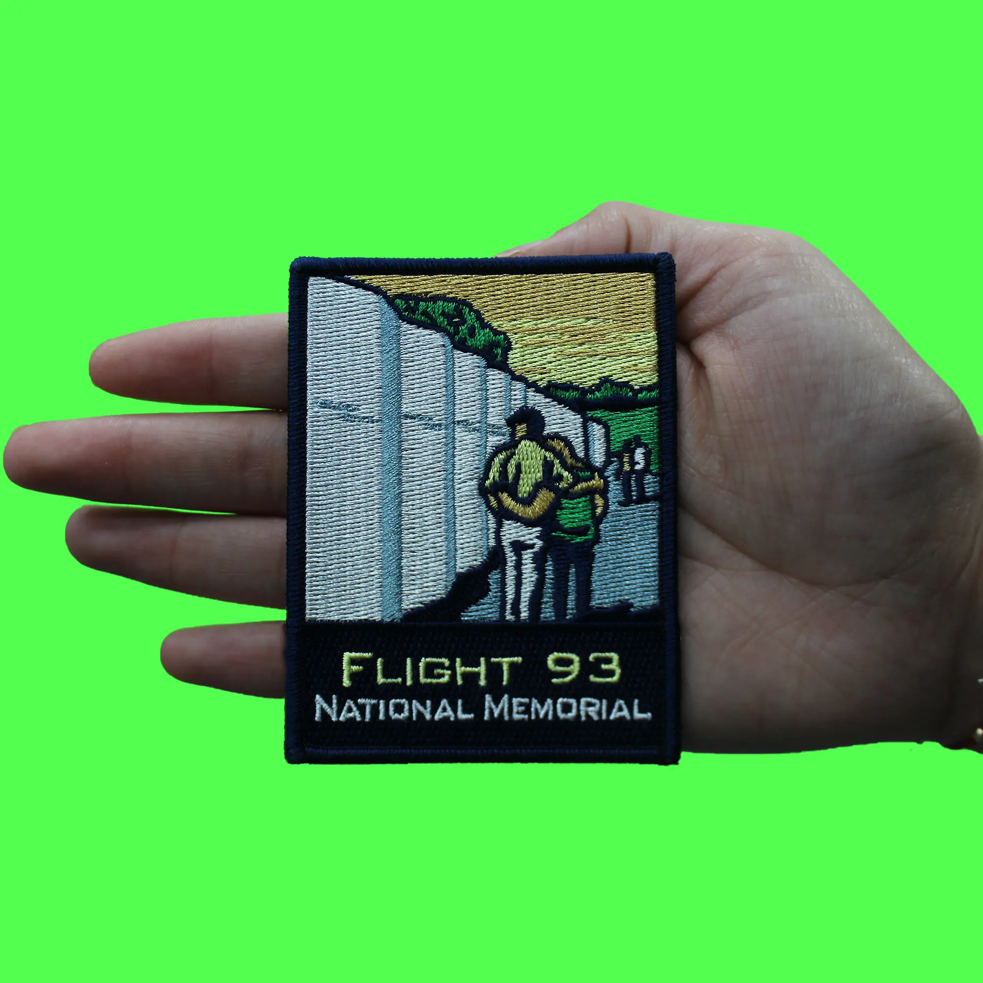 Flight 93 National Memorial Patch Travel Collectible Souvenir Embroidered Iron on - Image 3