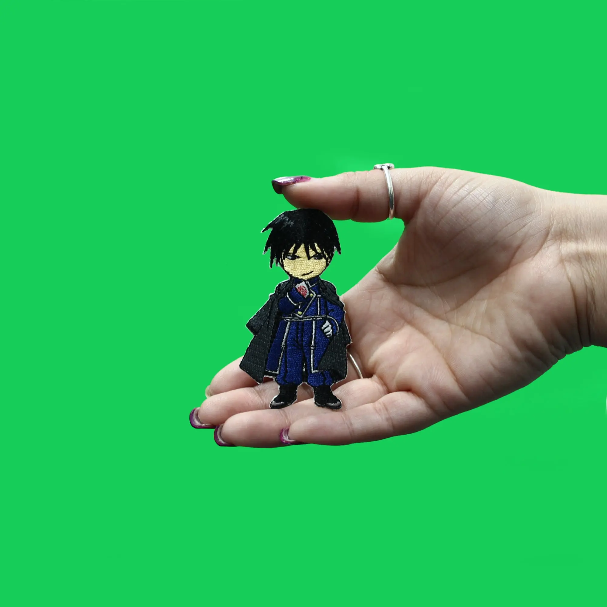 FullMetal Alchemist Patch Roy Mustang Embroidered Iron On - Image 2