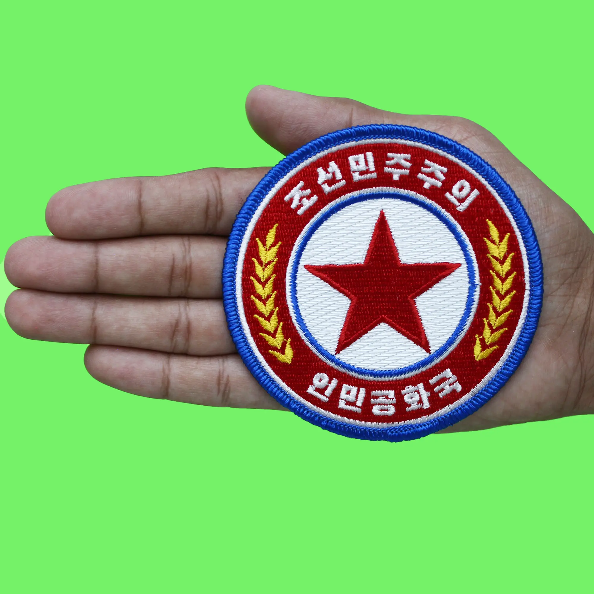 For All Mankind Patch Space Korean Mission Embroidered Iron On - Image 2