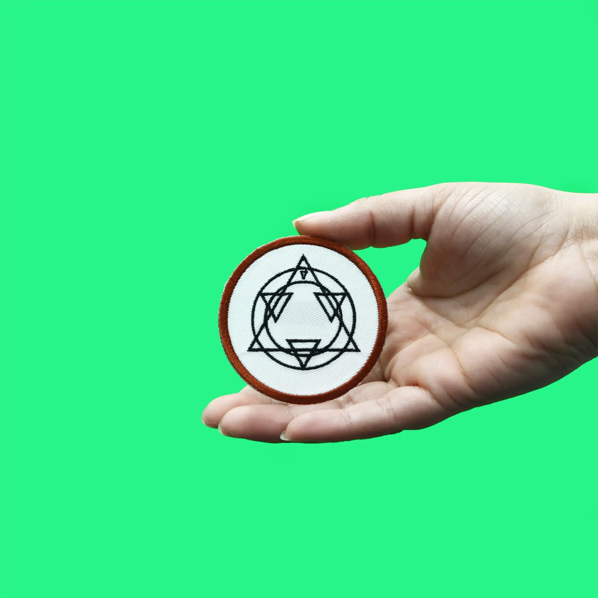 FullMetal Alchemist Patch Al's Alchemy Symbol Embroidered Iron On - Image 2