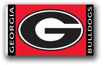 Georgia Bulldogs Logo 3X5 Flag With Metal Grommets