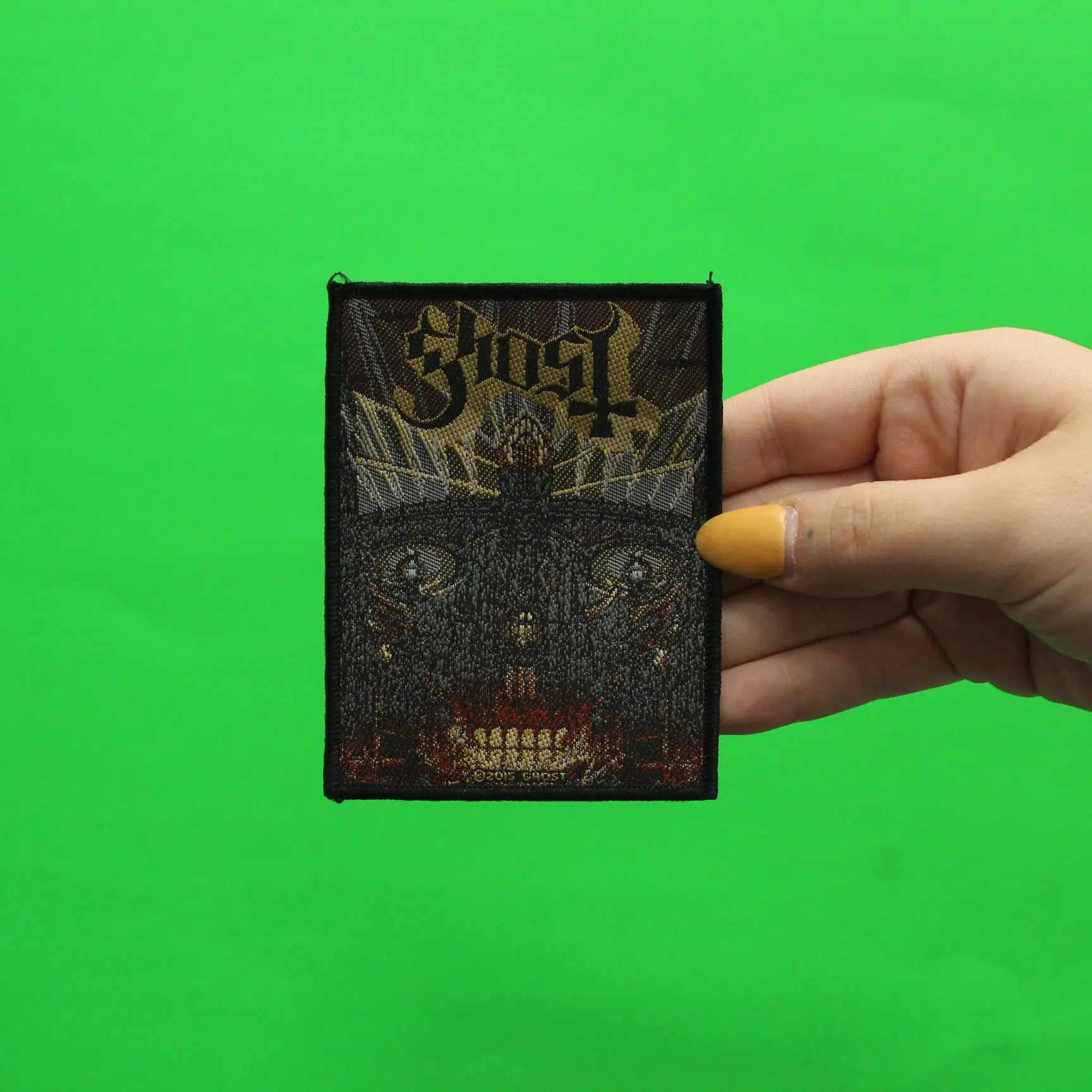 Ghost Meliora Album Art Patch Rock Metal Band Woven Sew On - Image 2