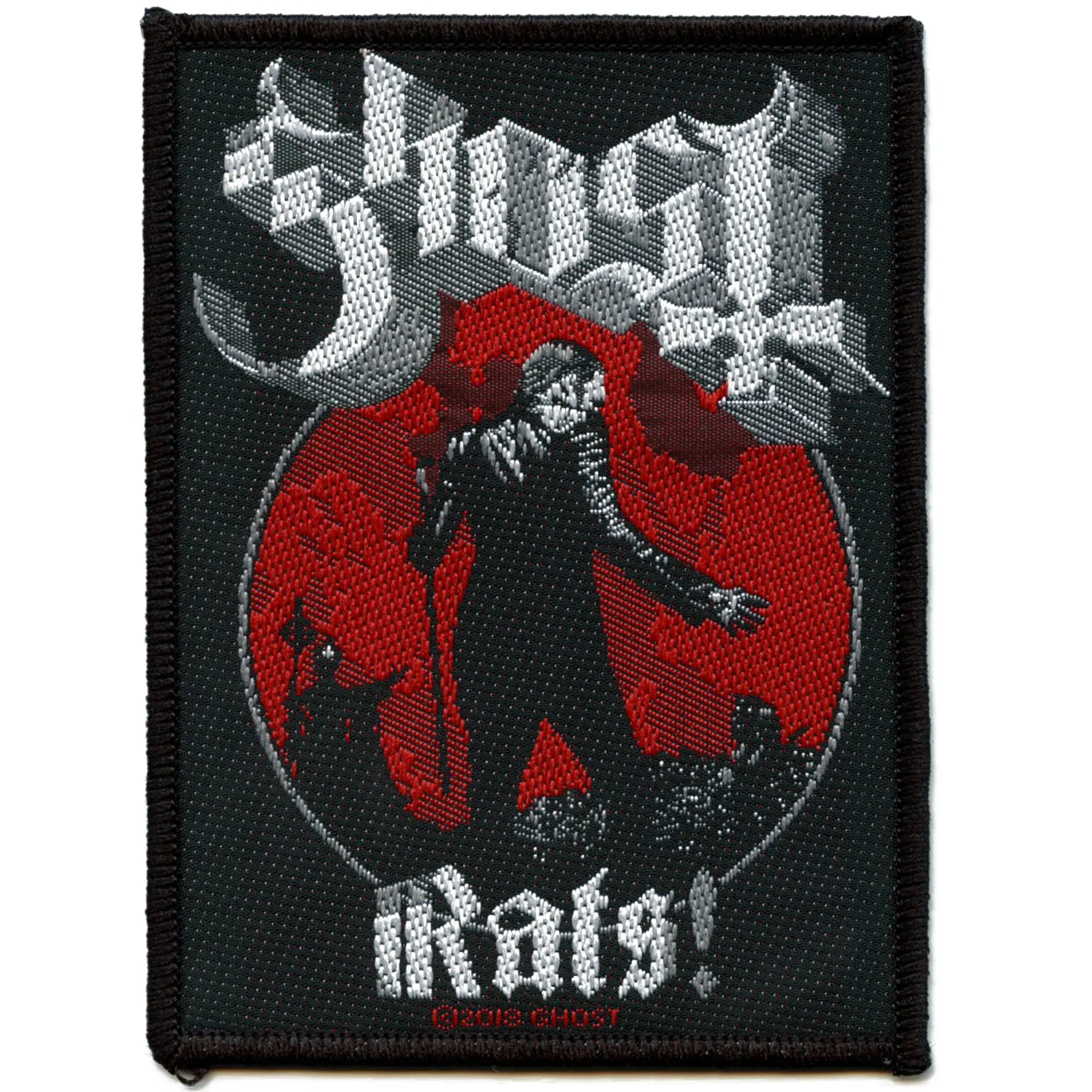 Ghost Rats Album Patch Heavy Metal Band Woven Sew On