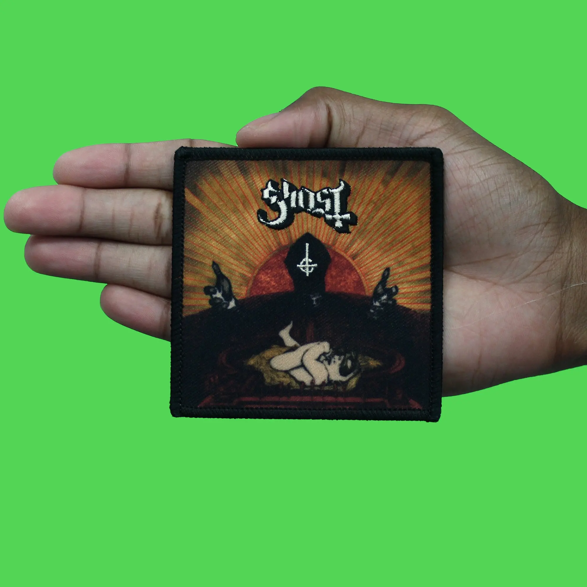 Ghost Rock Band Patch Infestissumam Underworld Sacrifice Sublimated Embroidery Iron On - Image 2