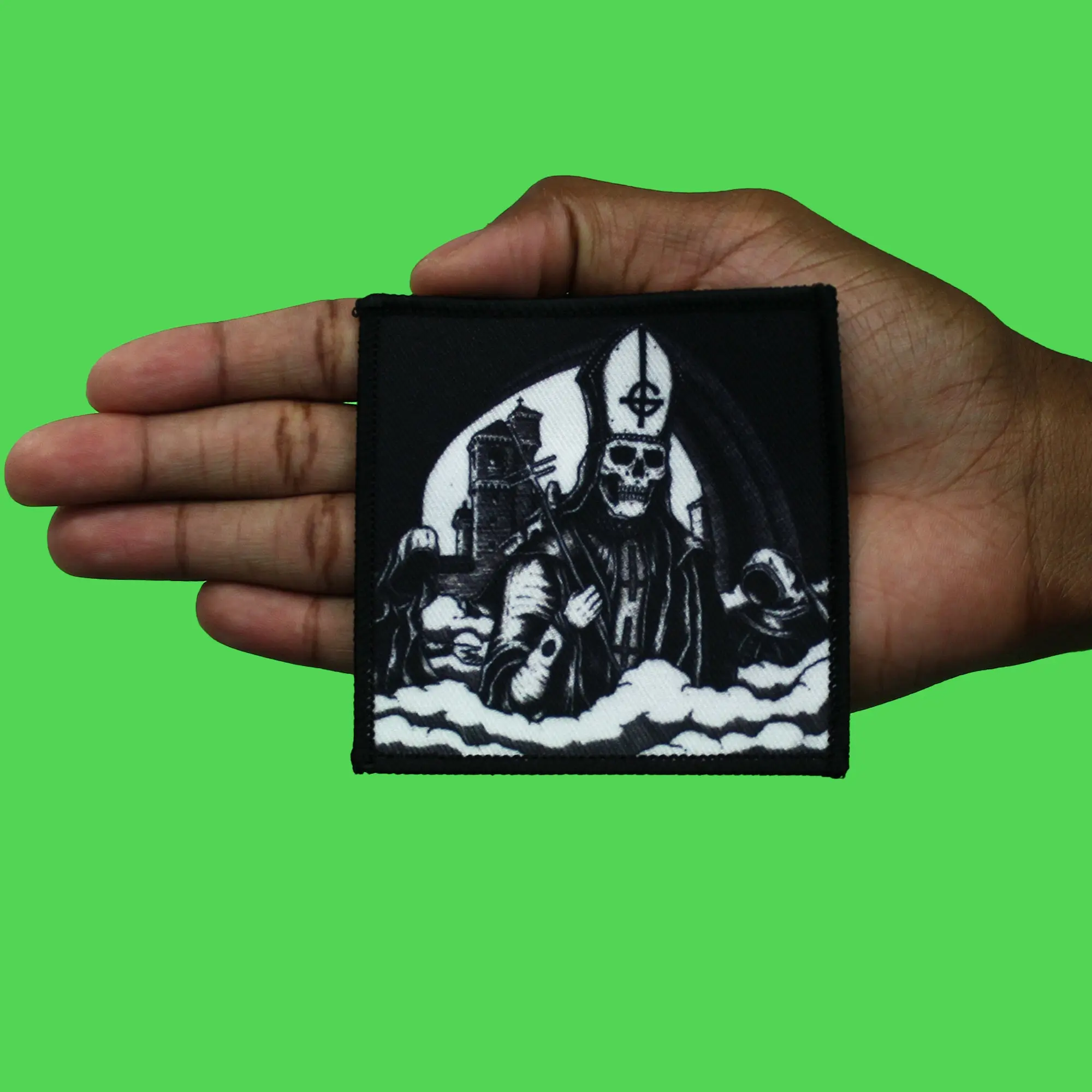 Ghost Rock Band Patch Papa Emeritus Secular Haze Walk Sublimated Embroidery Iron On - Image 2