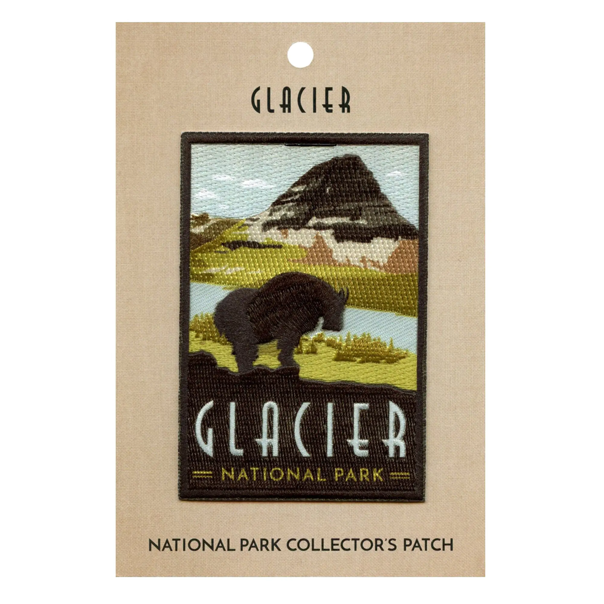 Glacier National Park Patch Montana Mountain Travel Sublimated Iron On - Image 2
