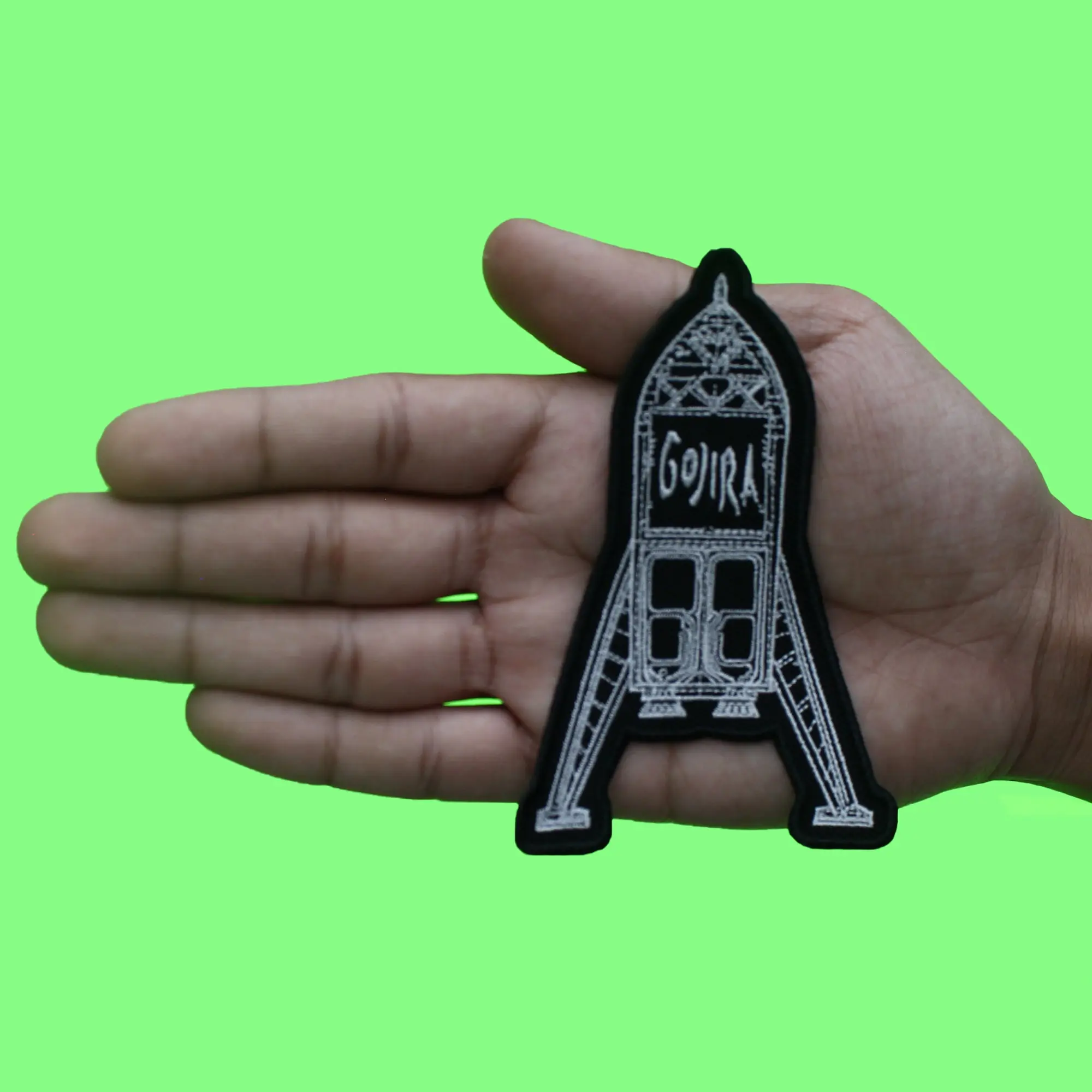 Gojira Rock Music Patch Band Space Shuttle Embroidered Iron On - Image 2