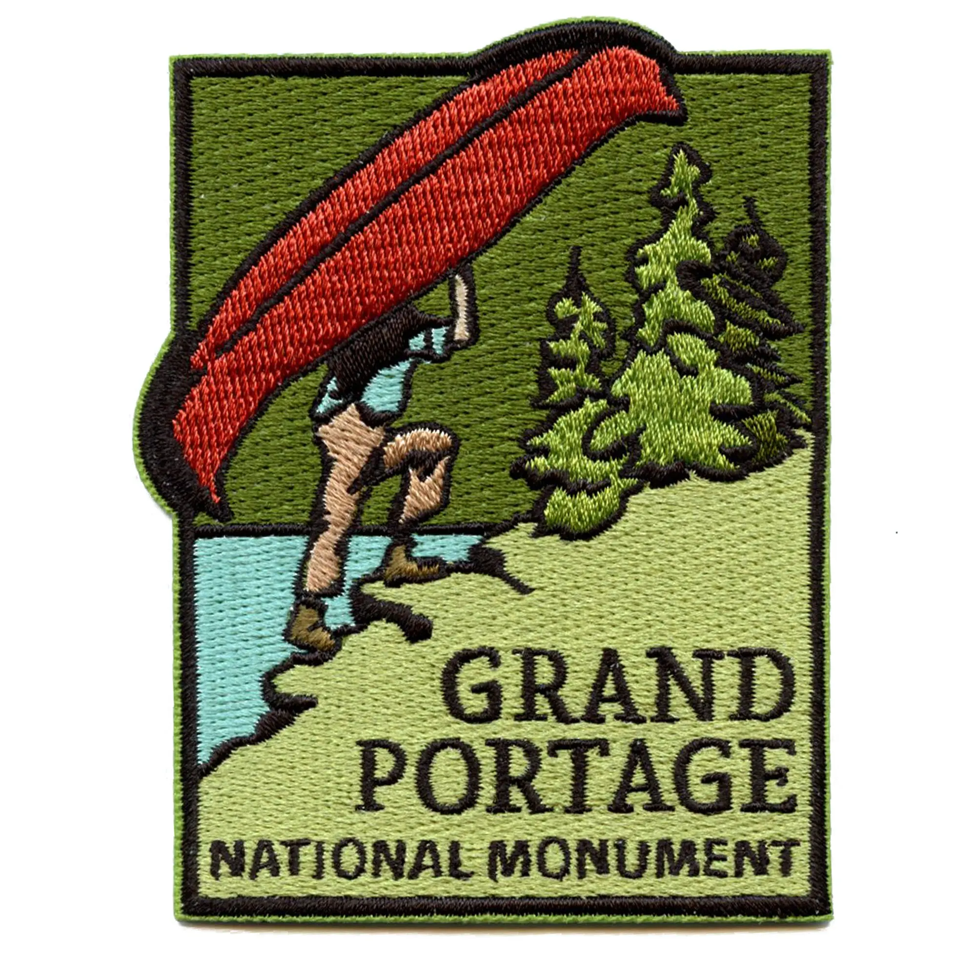 Grand Portage National Monument Park Patch Minnesota Midwestern Embroidered Iron On