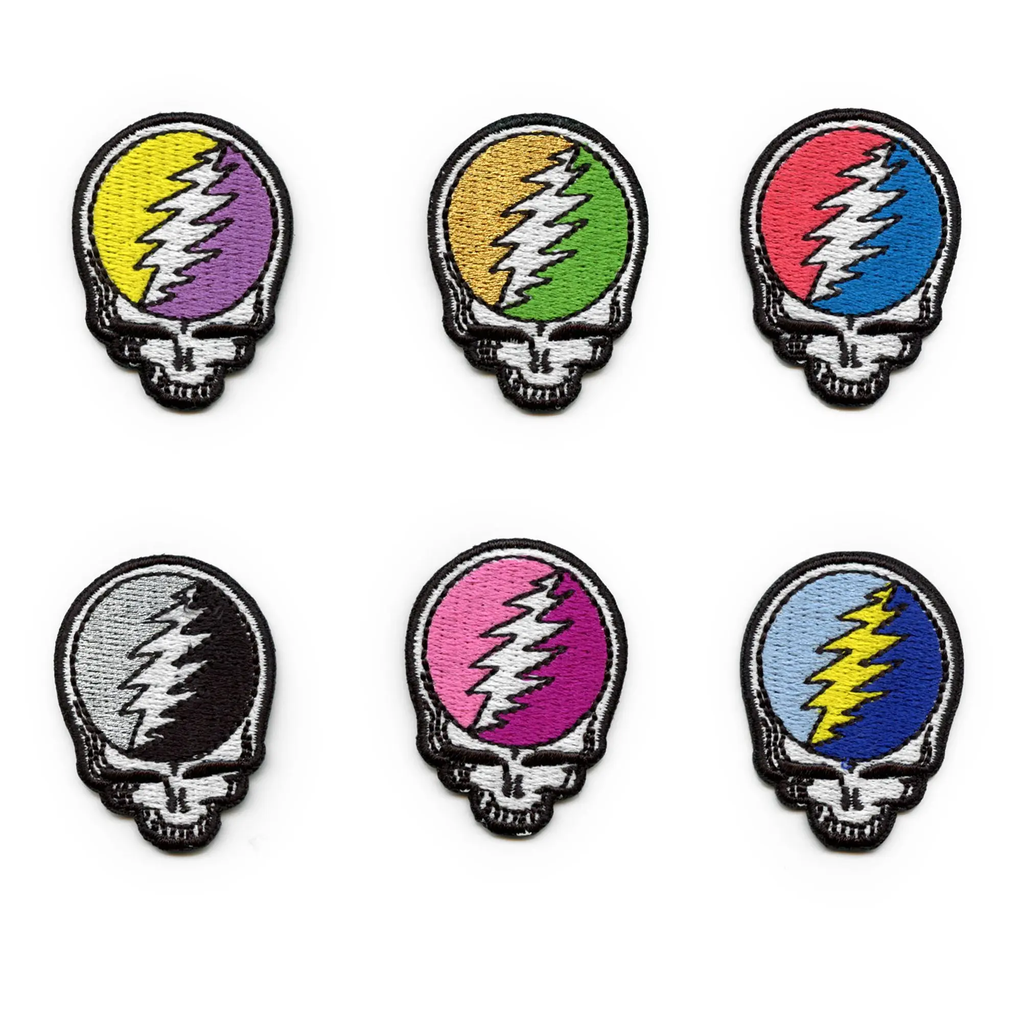 Grateful Dead Small Six Pack Patch Classic Rock Band Embroidered Iron On