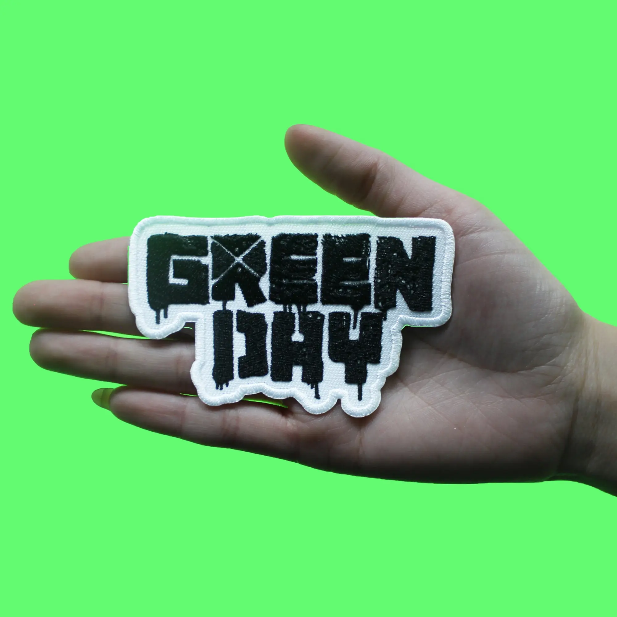 Green Day Black/White Patch 21st Century Breakdown Embroidered Iron On - Image 2