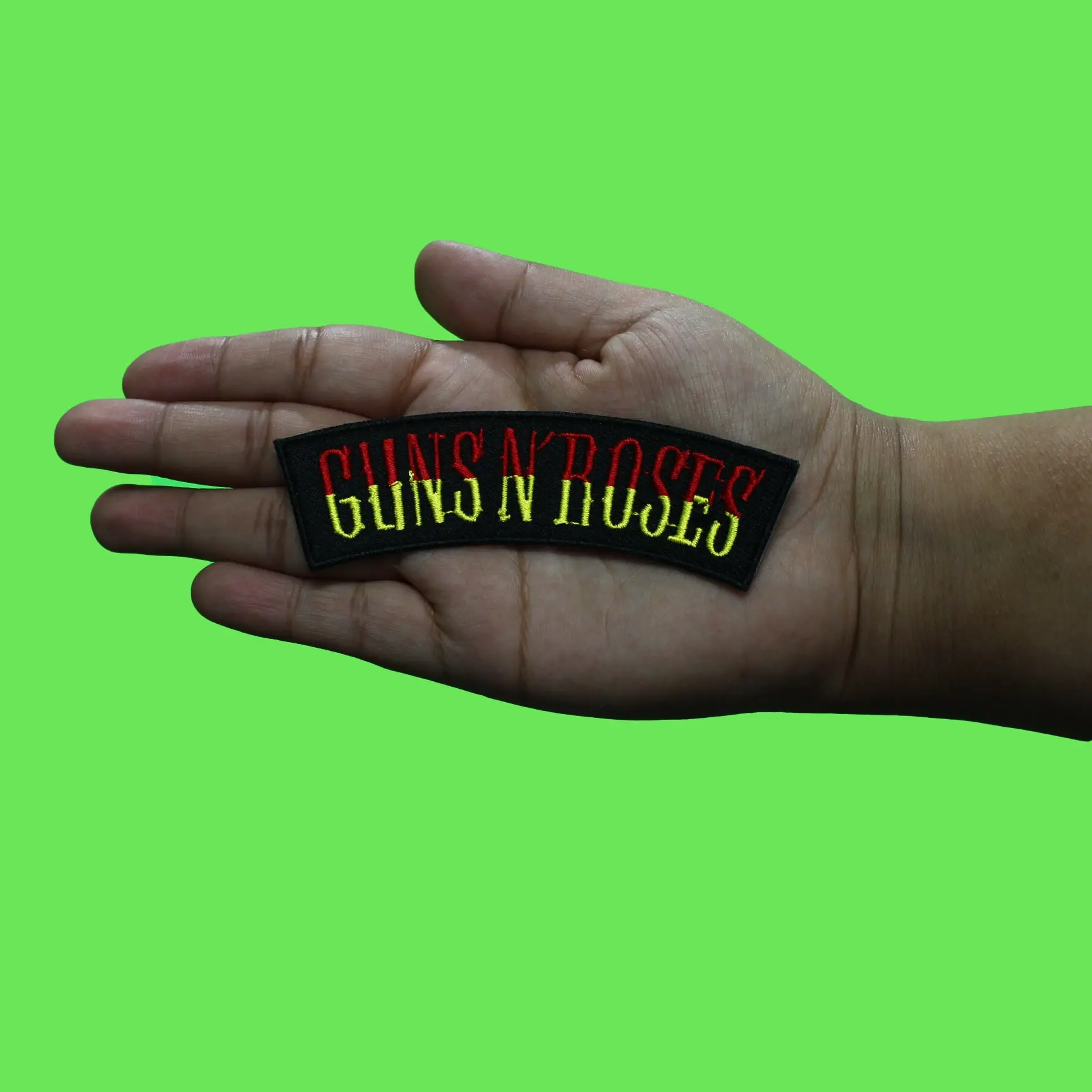 Guns N' Roses Patch Biker Ribbon Logo Embroidered Iron On - Image 2