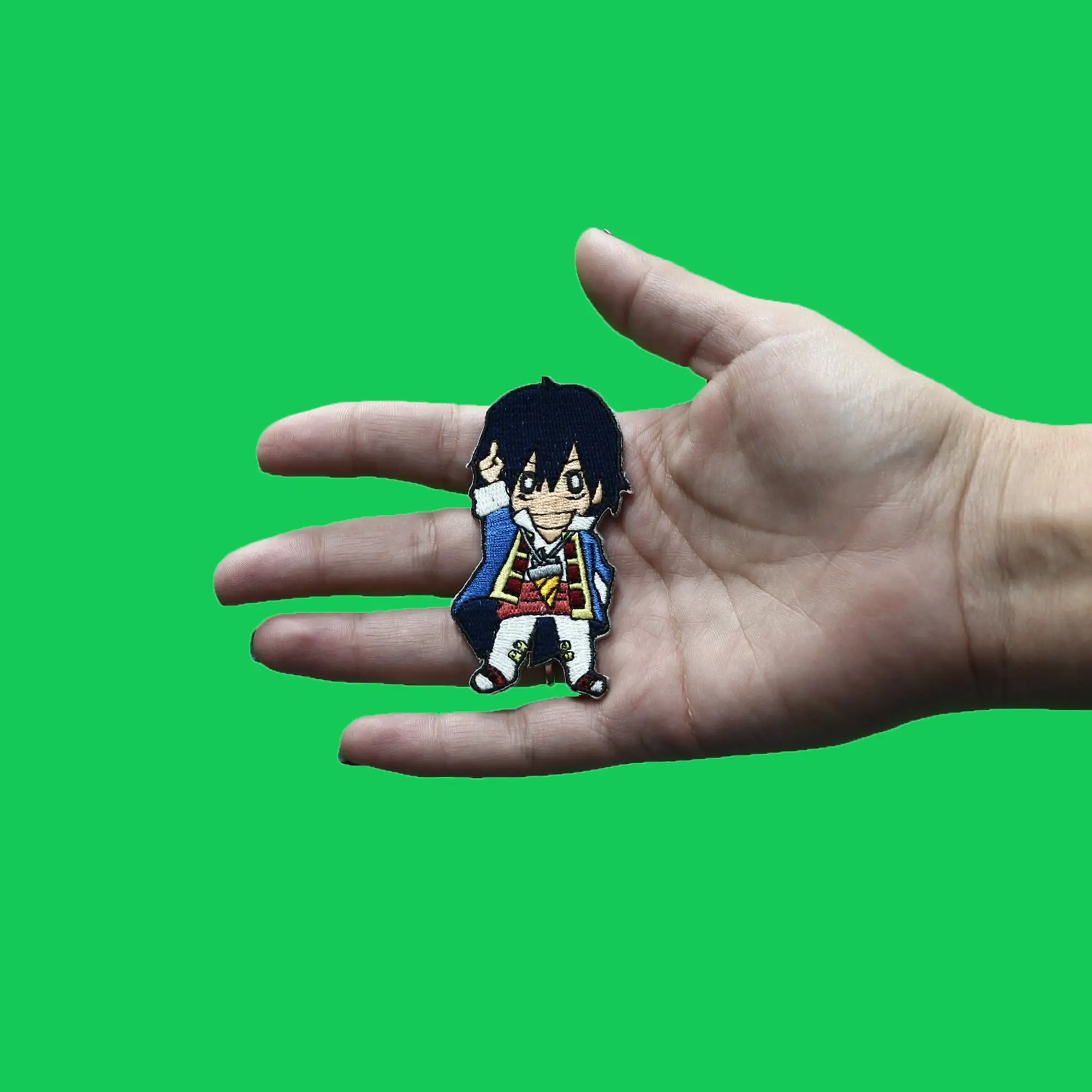 Gurren Lagann Shimon Patch Chibi Full Body Embroidered Iron On - Image 2