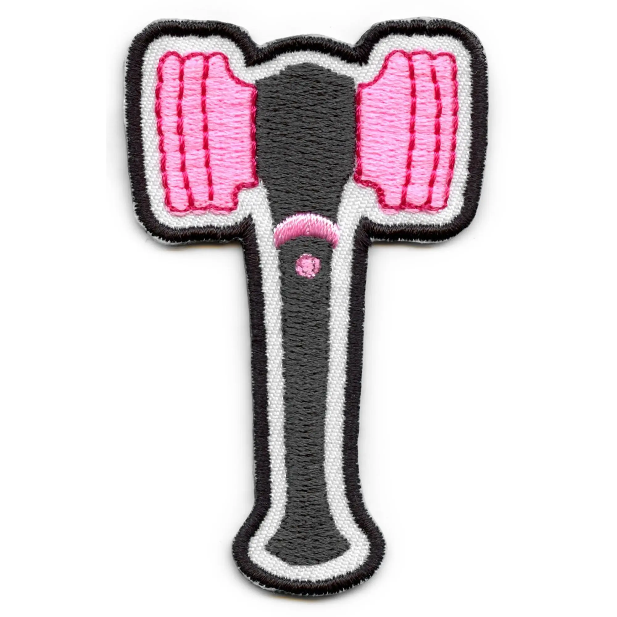 Hammer Light Stick Patch KPOP Fan Embroidered Iron On