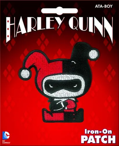 Harley Quinn Chibi Patch Embroidered Iron On