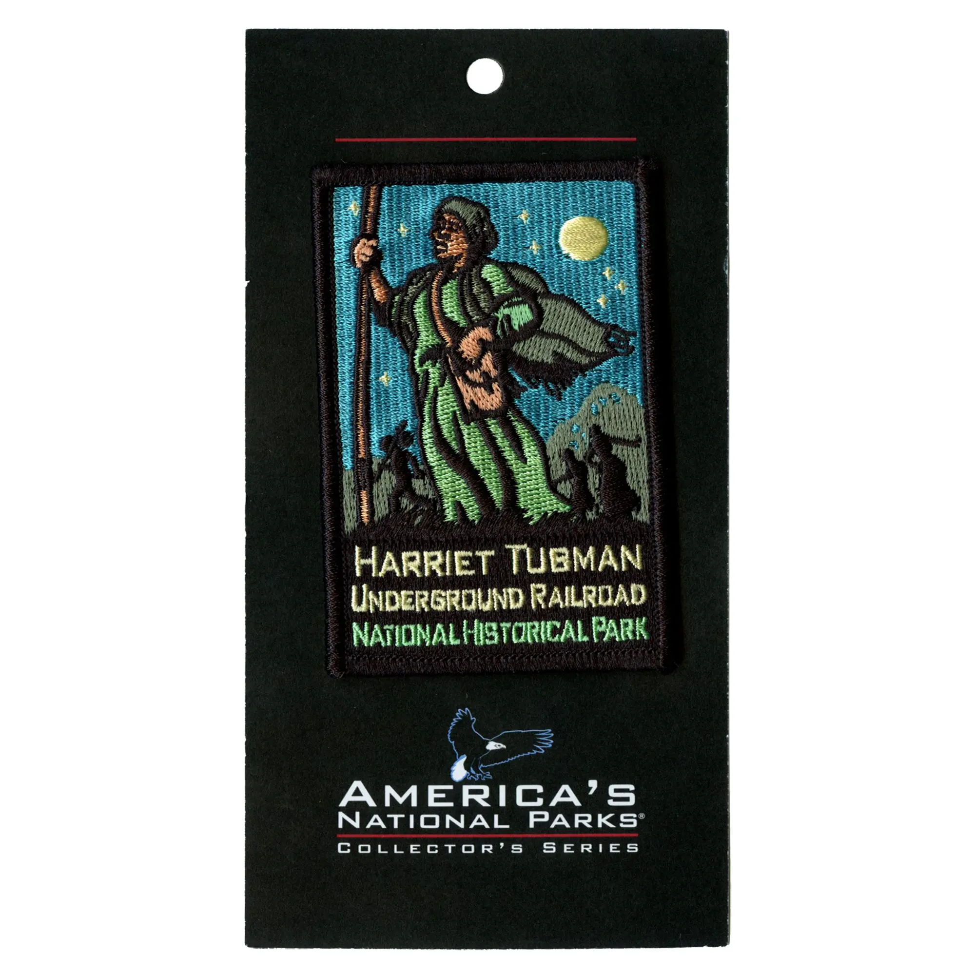 Harriet Tubman Underground Railroad Patch National Park Travel History Embroidered Iron On - Image 2