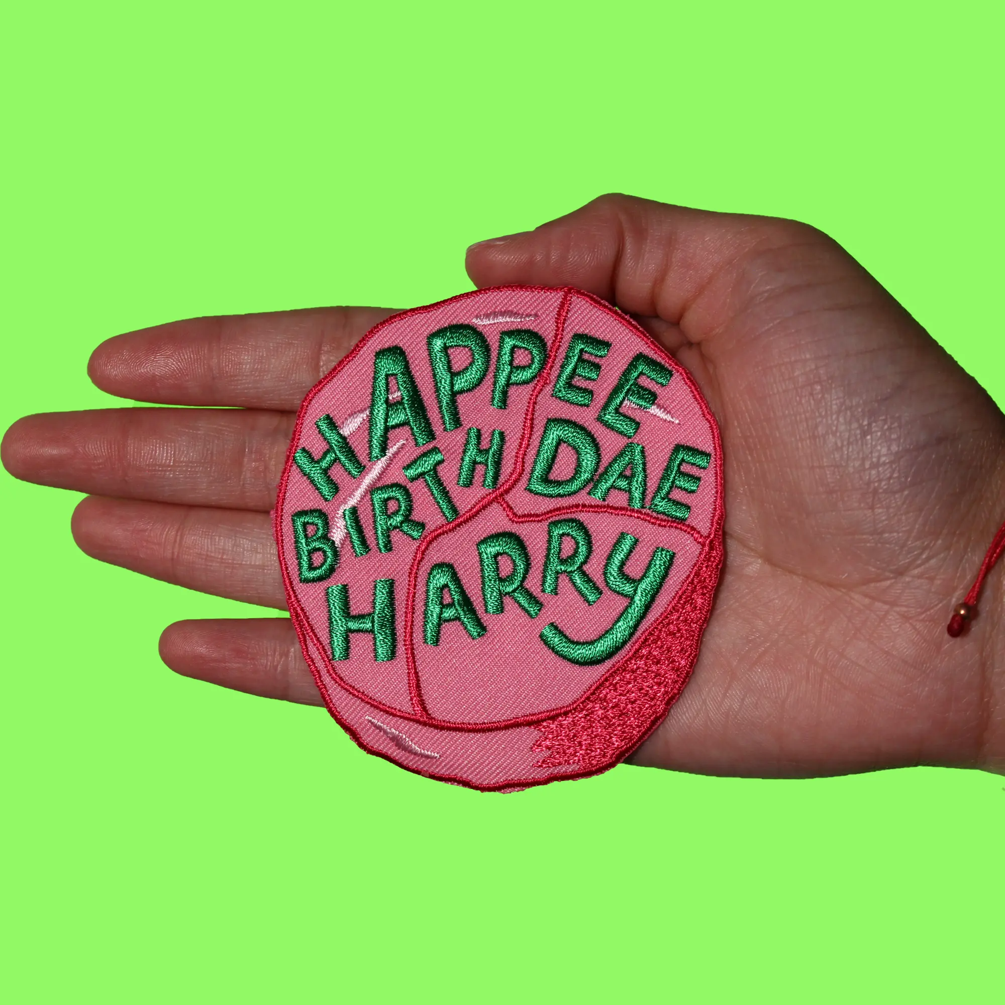 Harry Potter Movie Patch Happee Birthdae Cake Embroidered Iron On - Image 2