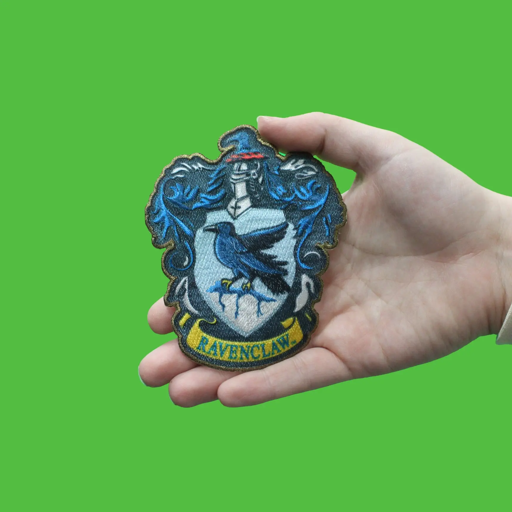 Harry Potter Ravenclaw Crest Sublimated Embroidered Iron On Patch - Image 2